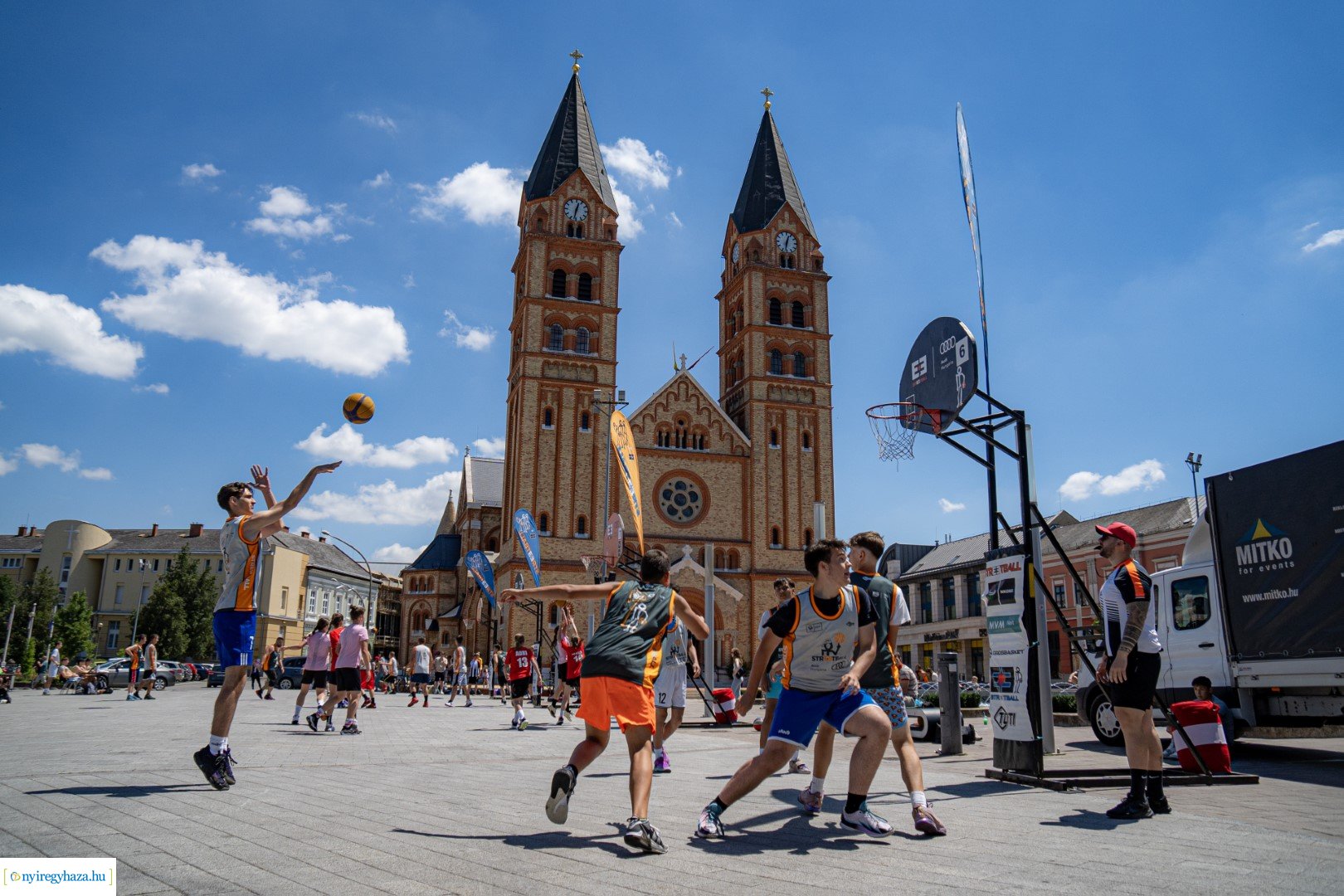 Streetball 2024 Nyíregyháza főterén