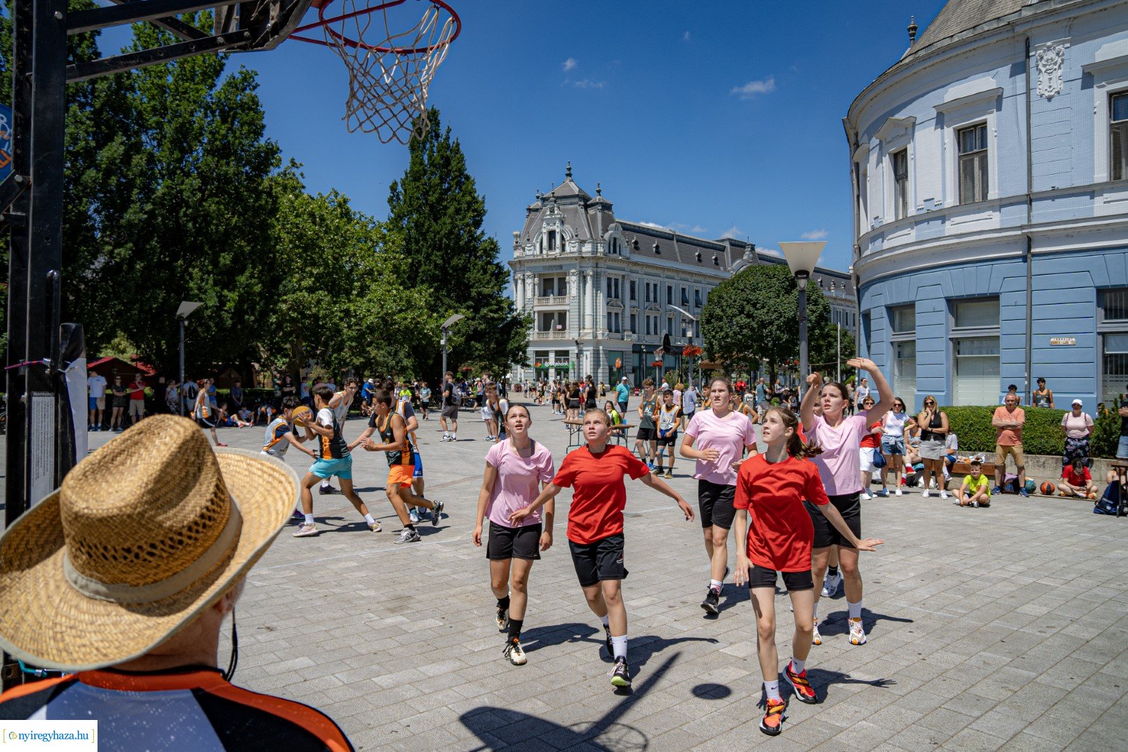 Streetball 2024 Nyíregyháza főterén