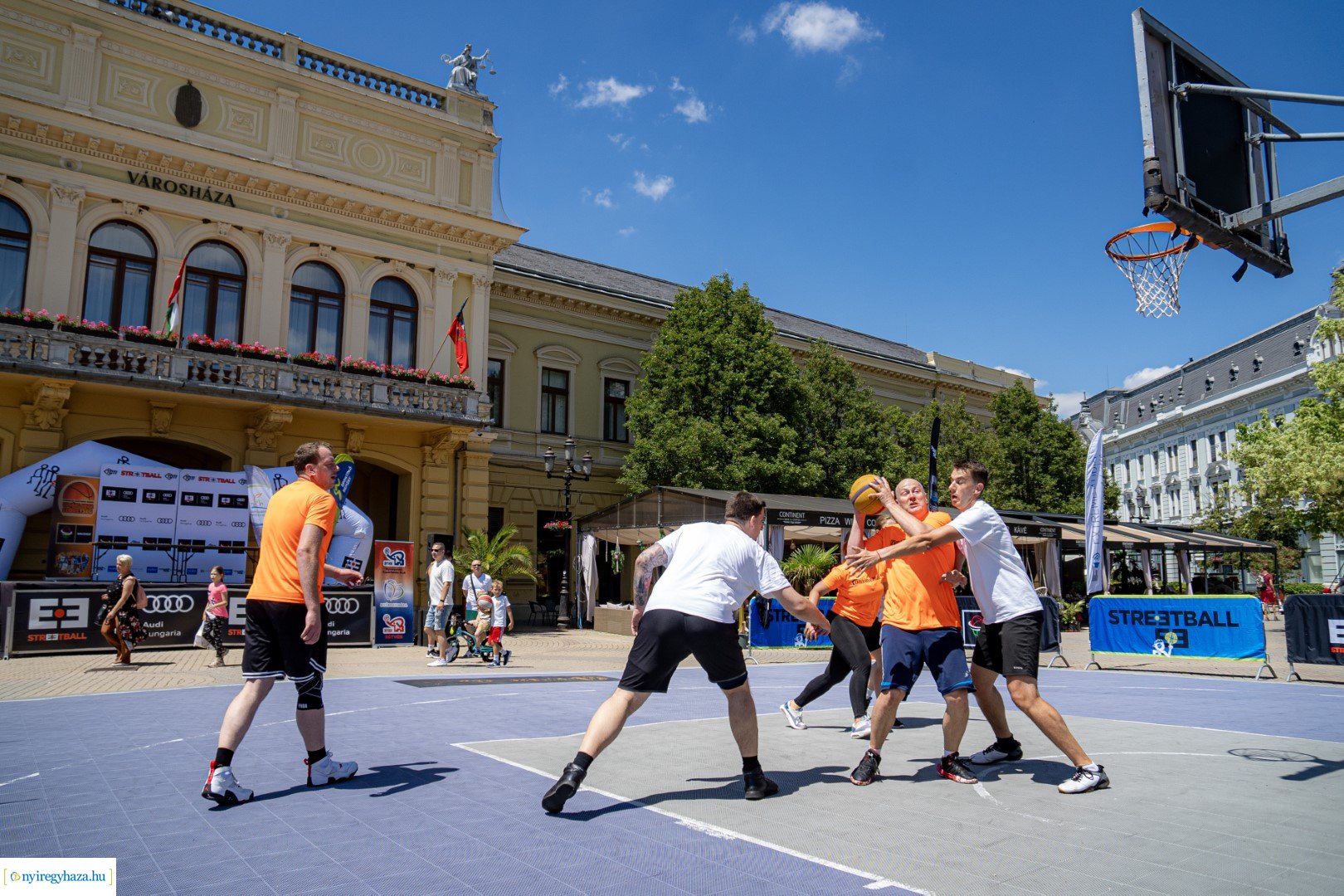 Streetball 2024 Nyíregyháza főterén