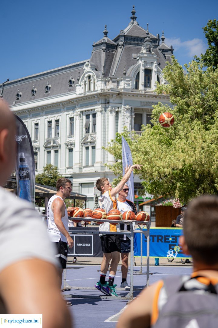 Streetball 2024 Nyíregyháza főterén