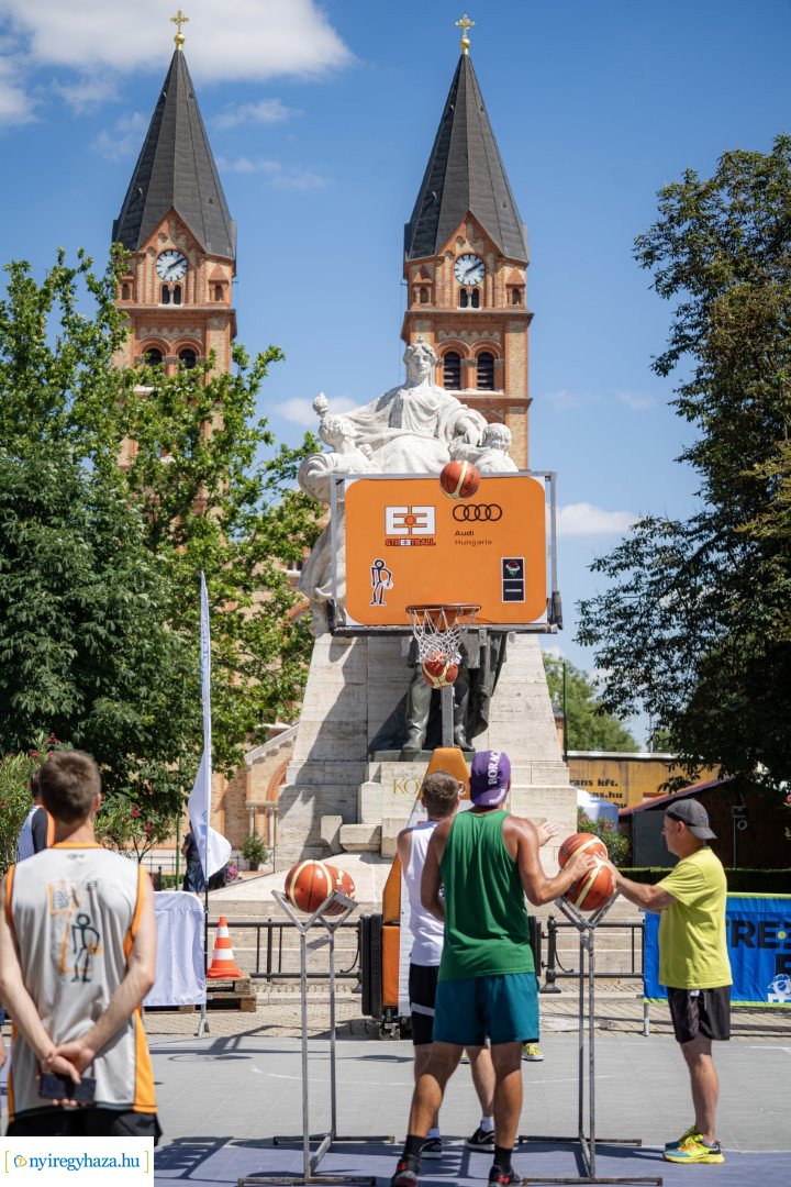 Streetball 2024 Nyíregyháza főterén