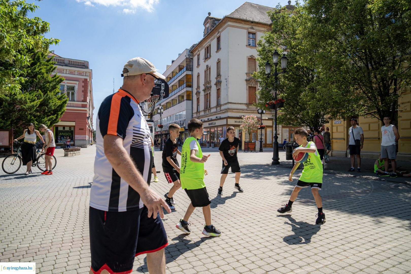 Streetball 2024 Nyíregyháza főterén