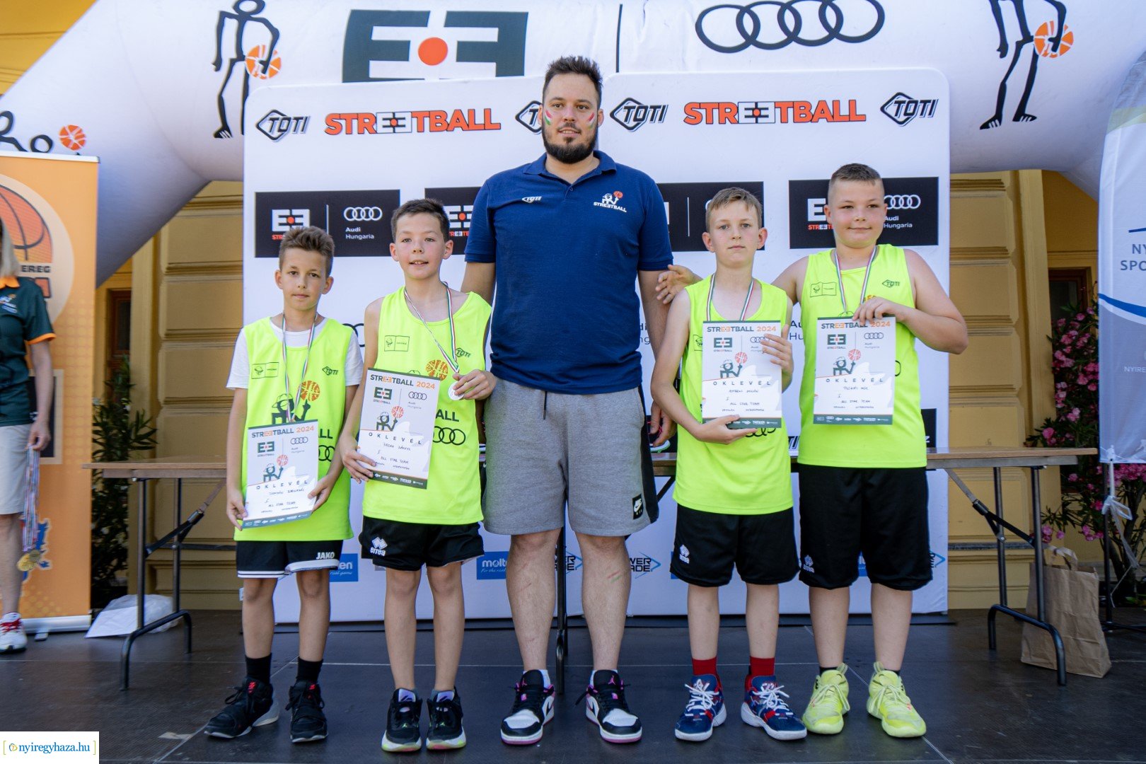 Streetball 2024 Nyíregyháza főterén