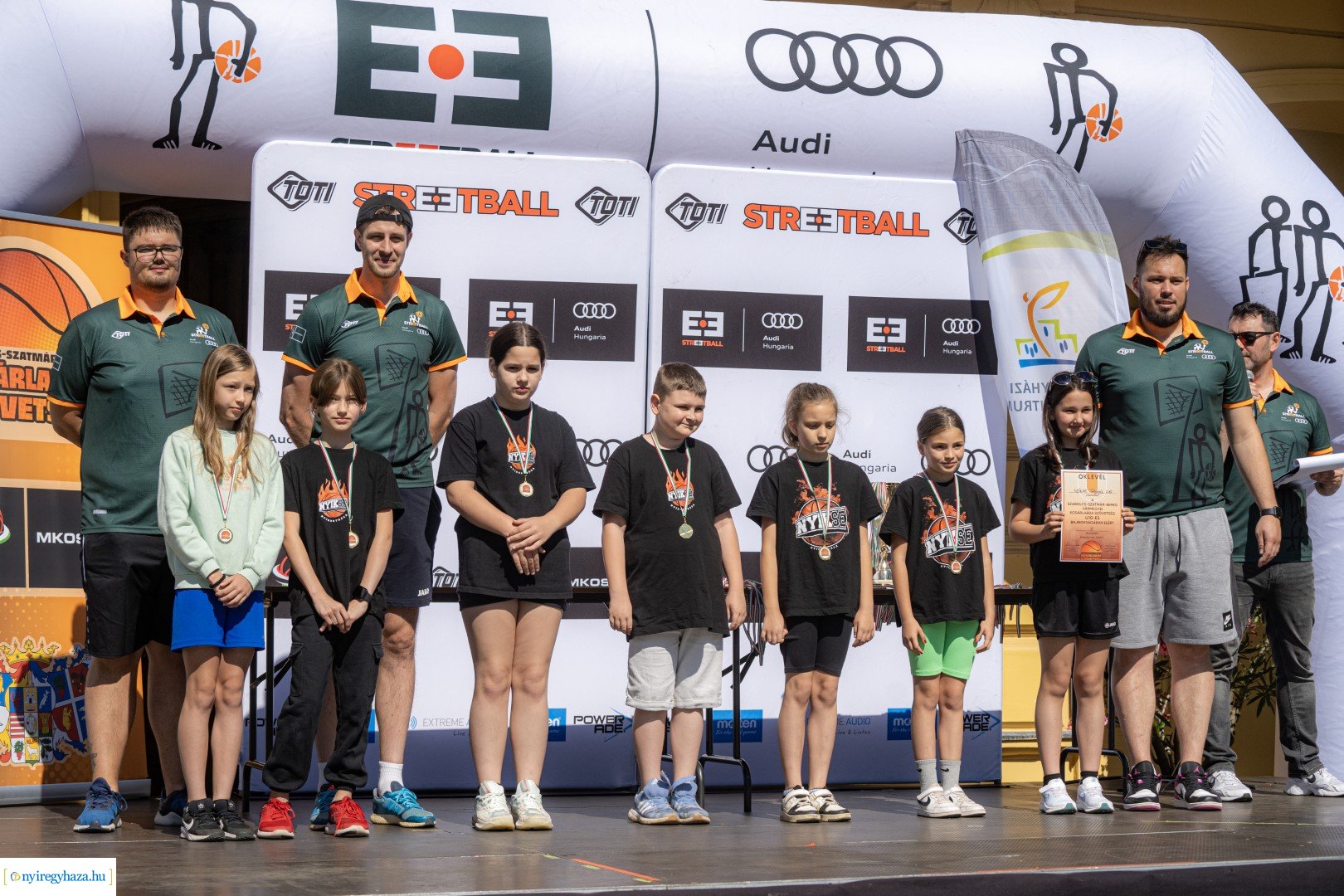 Streetball 2024 Nyíregyháza főterén