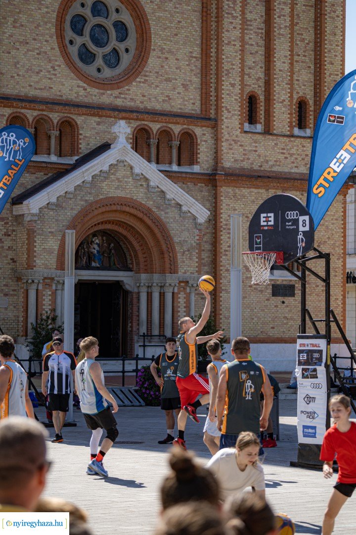 Streetball 2024 Nyíregyháza főterén