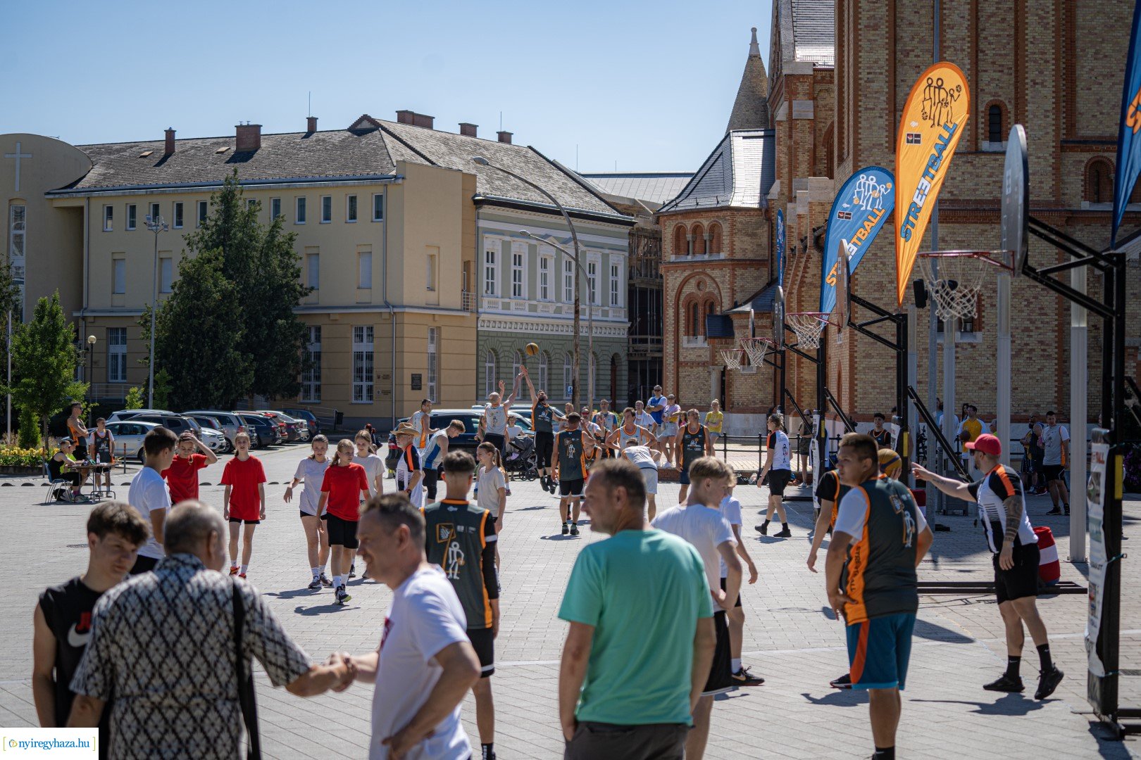 Streetball 2024 Nyíregyháza főterén
