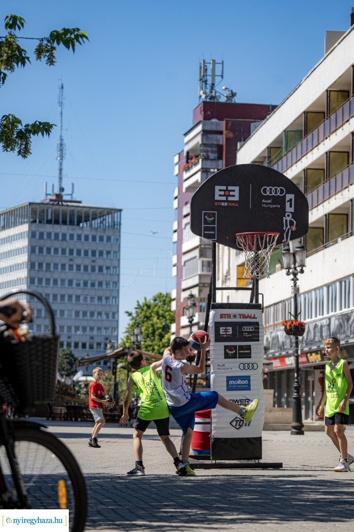 Streetball 2024 Nyíregyháza főterén
