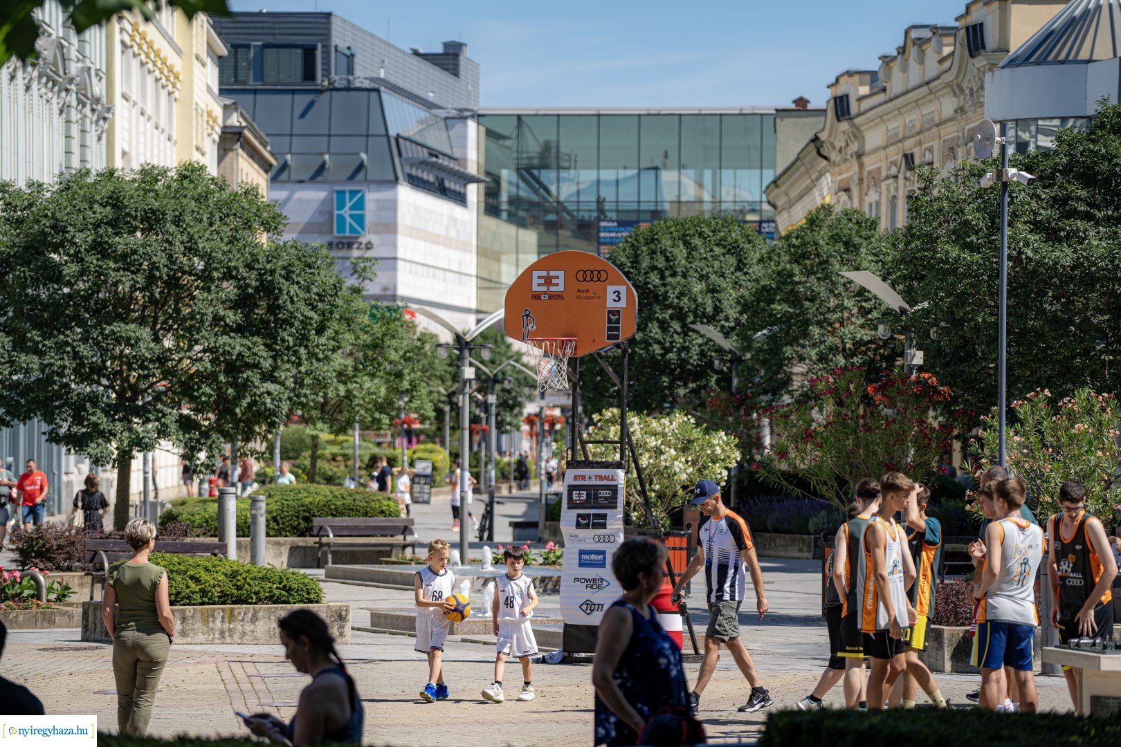 Streetball 2024 Nyíregyháza főterén
