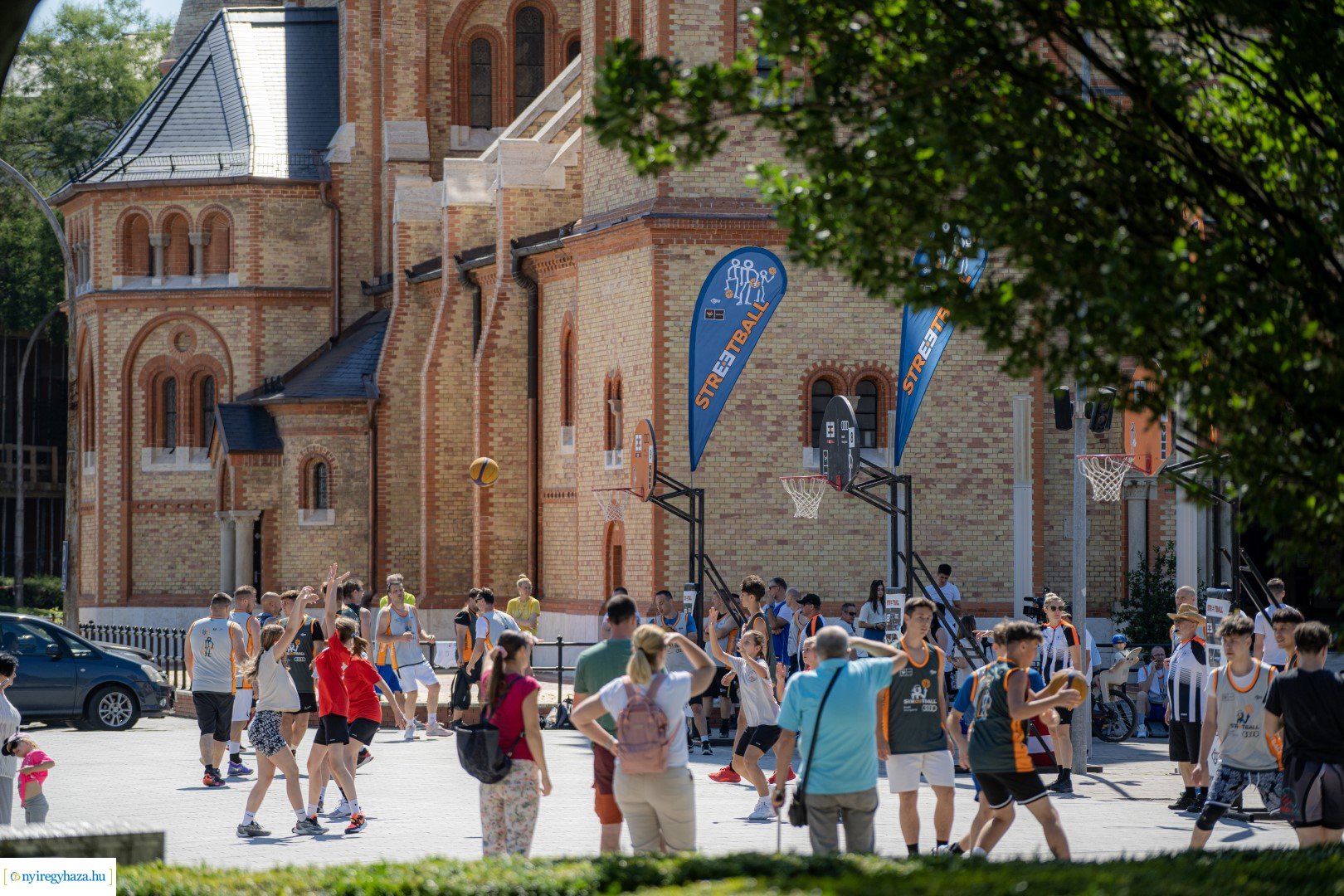 Streetball 2024 Nyíregyháza főterén