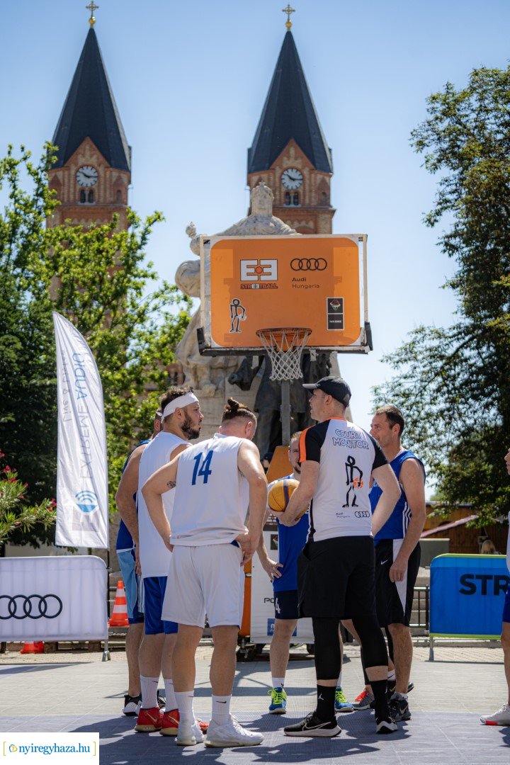 Streetball 2024 Nyíregyháza főterén