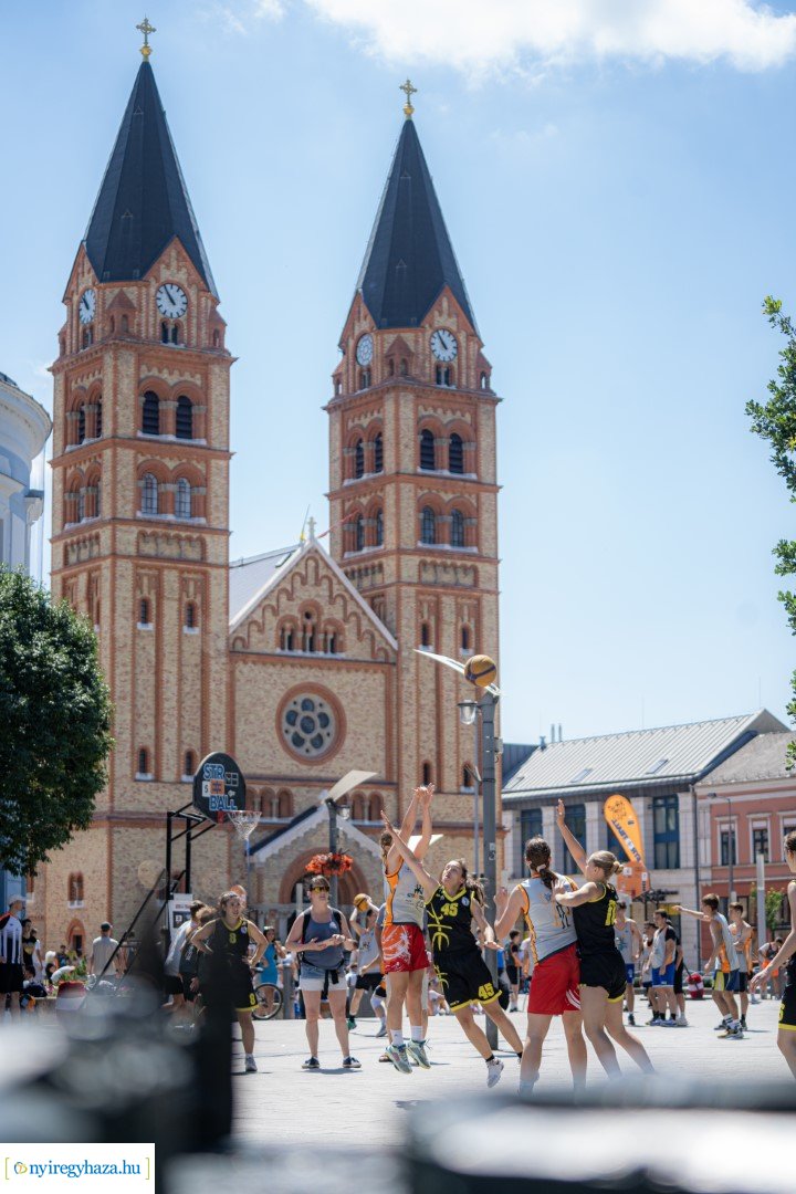 Streetball 2024 Nyíregyháza főterén