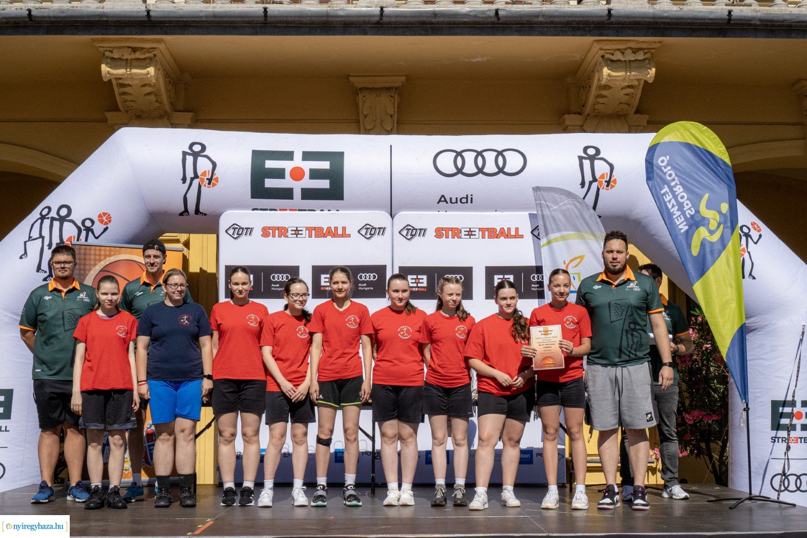 Streetball 2024 Nyíregyháza főterén