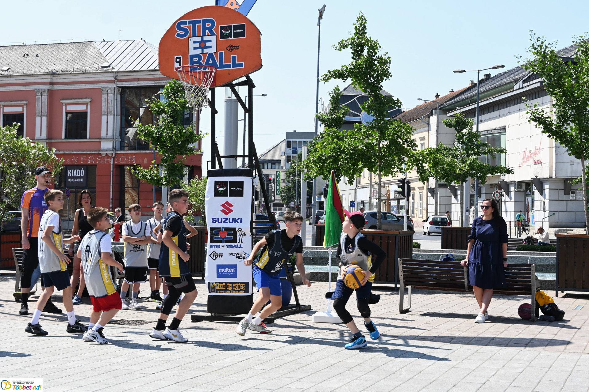 Streetball a Kossuth  téren - 2025.
