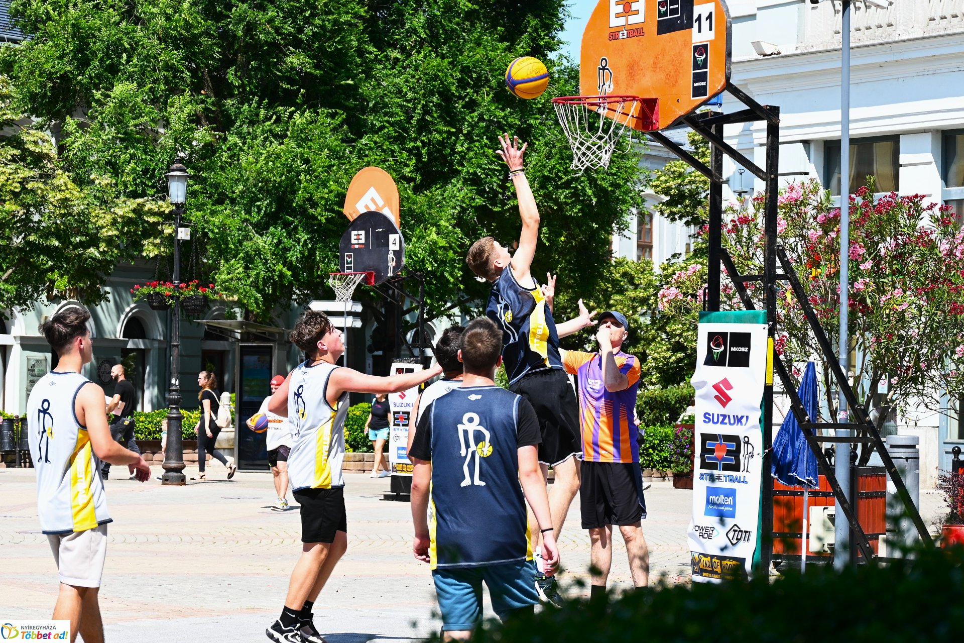 Streetball a Kossuth  téren - 2025.