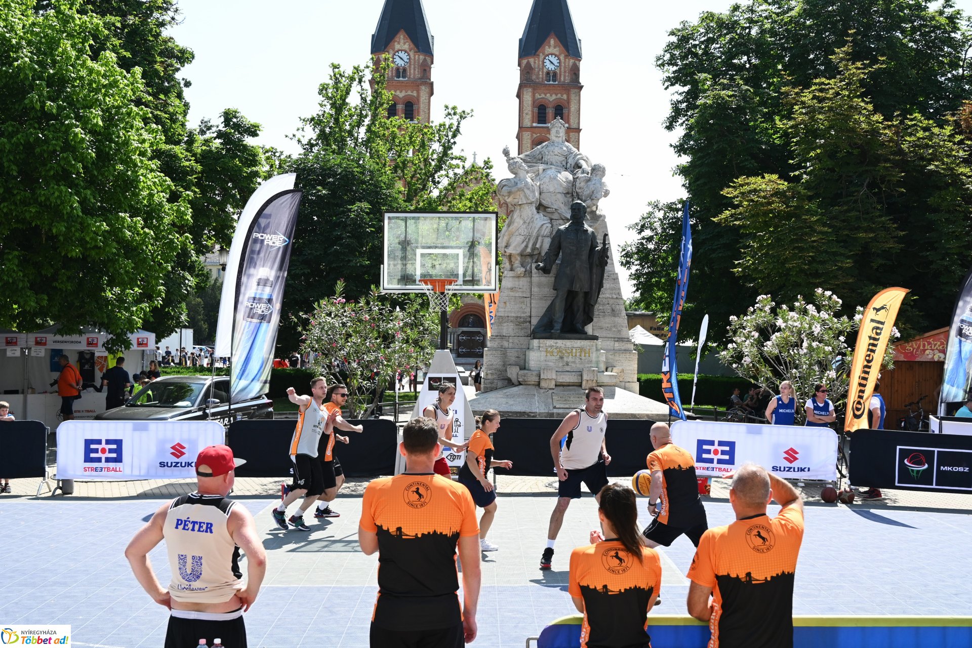 Streetball a Kossuth  téren - 2025.