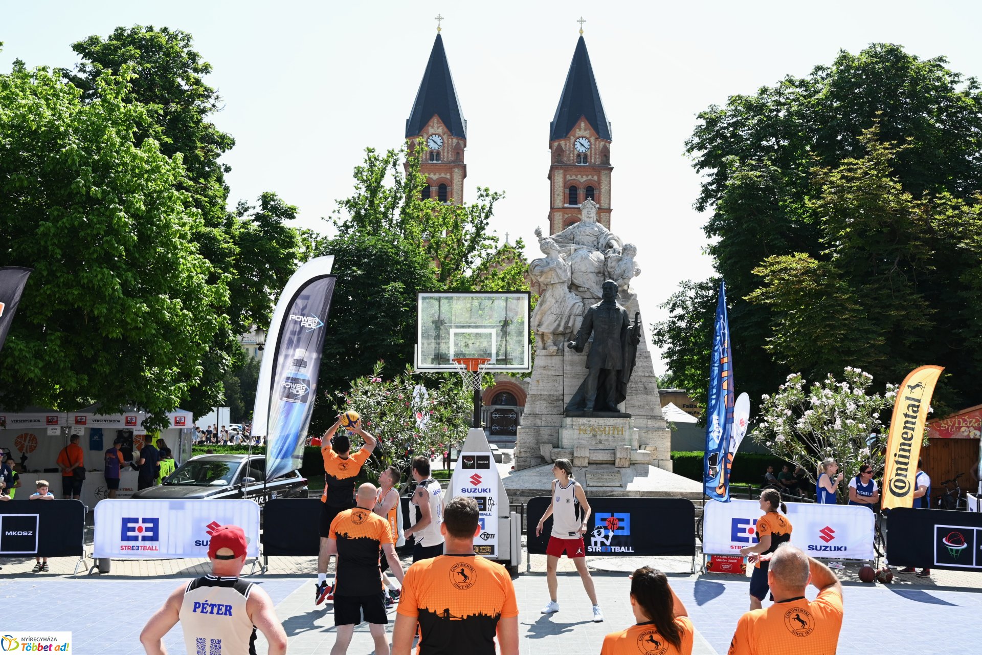 Streetball a Kossuth  téren - 2025.