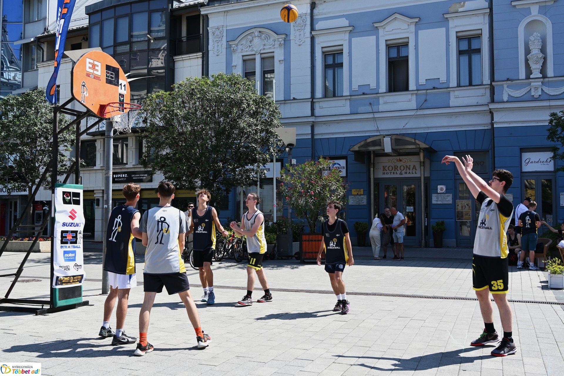 Streetball a Kossuth  téren - 2025.