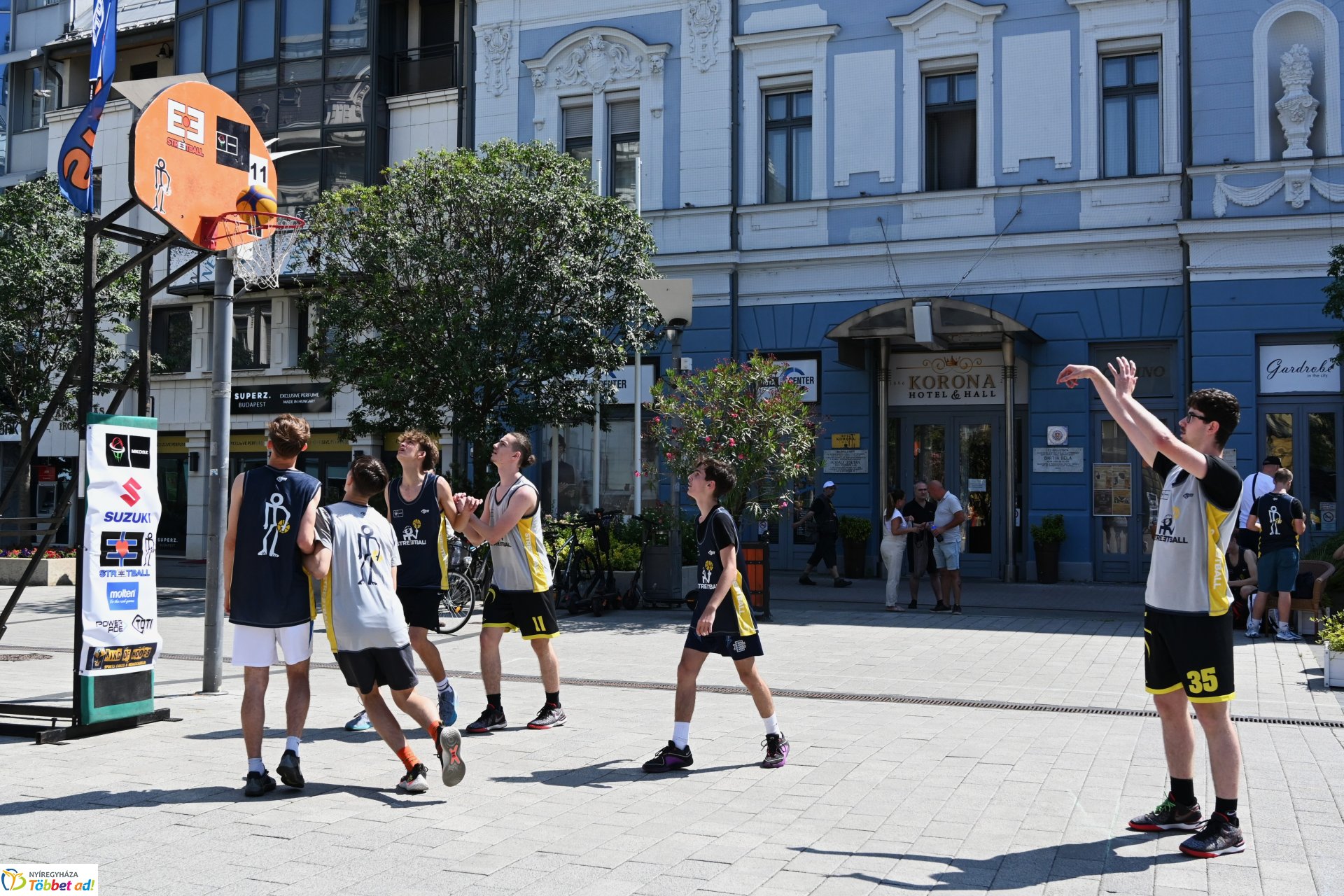 Streetball a Kossuth  téren - 2025.