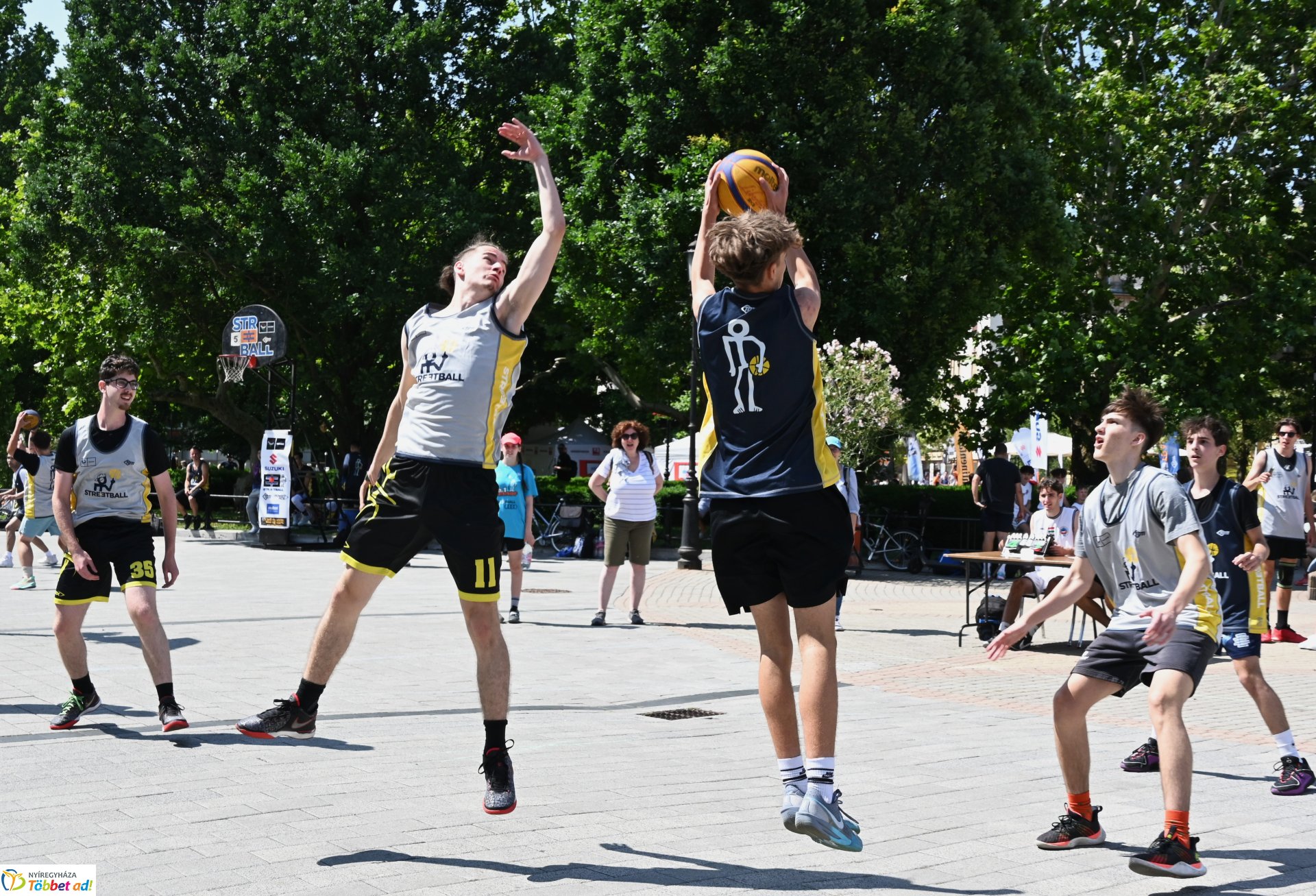 Streetball a Kossuth  téren - 2025.
