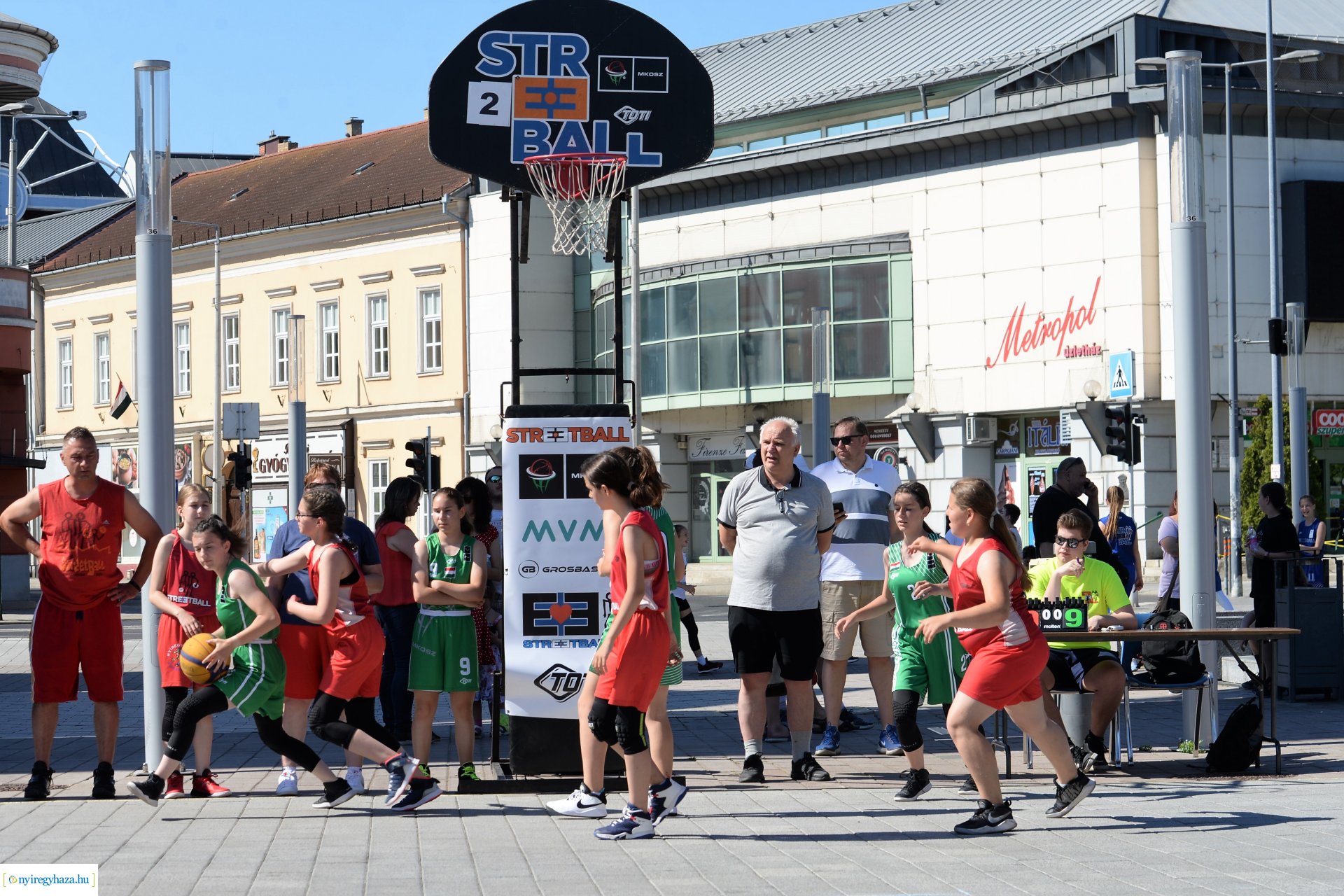 Streetball a Kossuth téren