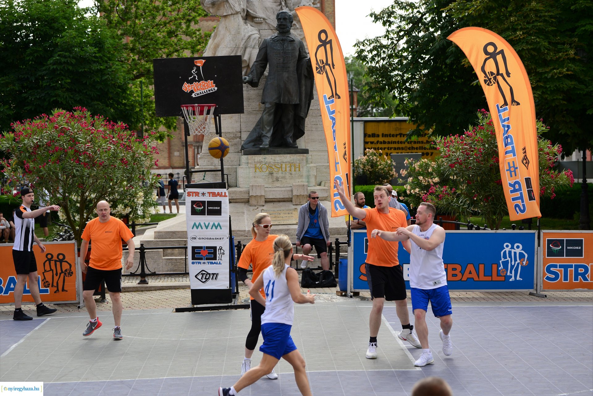 Streetball fesztivál a Kossuth téren 2022. tavasz
