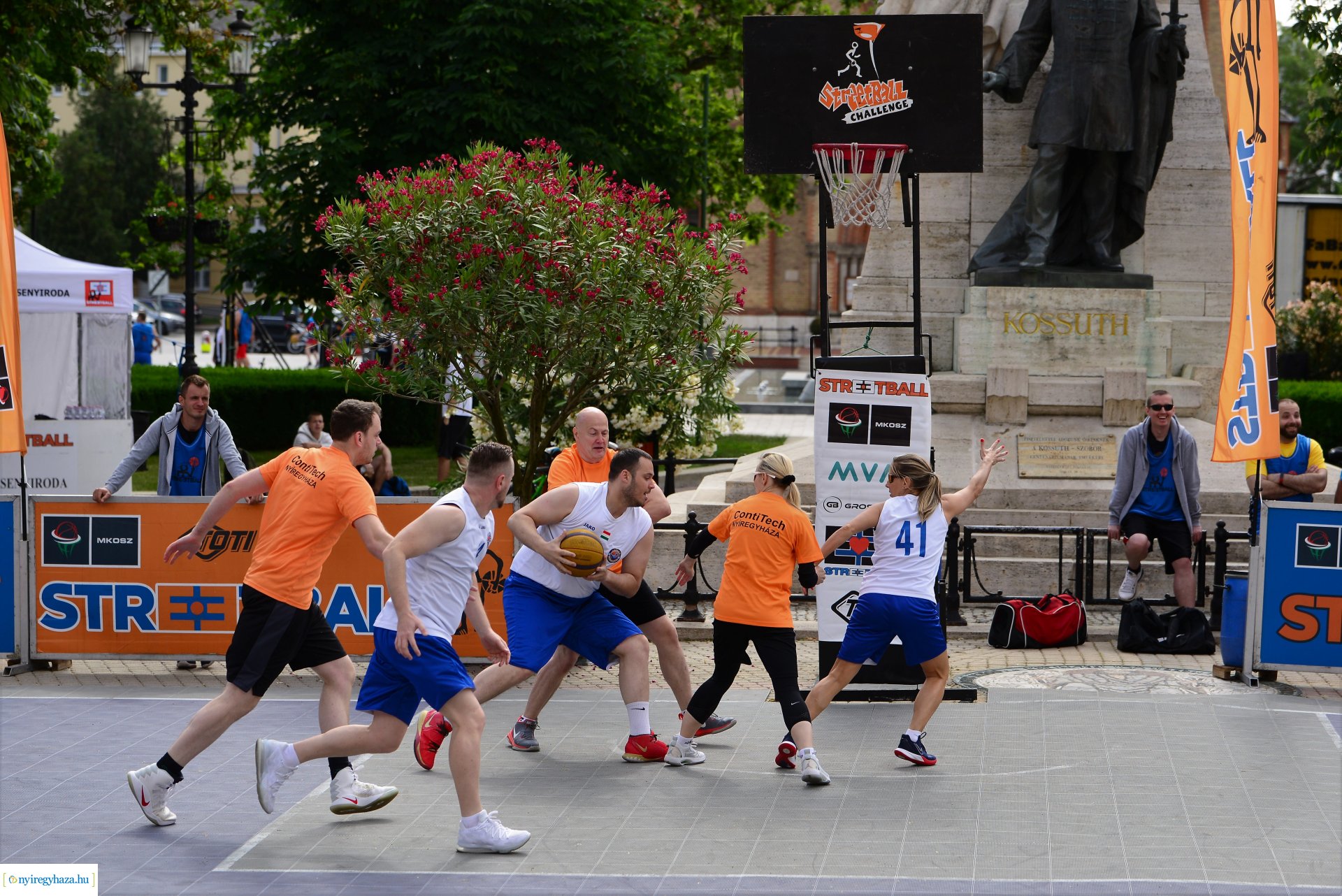 Streetball fesztivál a Kossuth téren 2022. tavasz