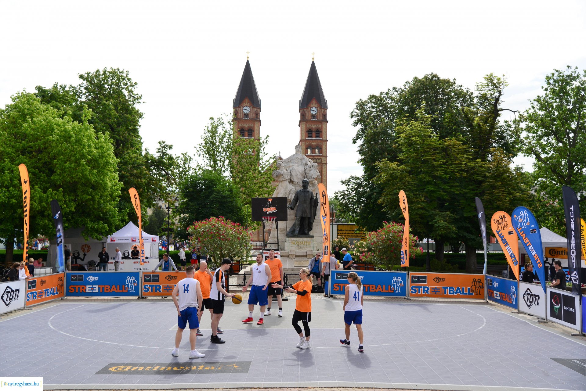 Streetball fesztivál a Kossuth téren 2022. tavasz