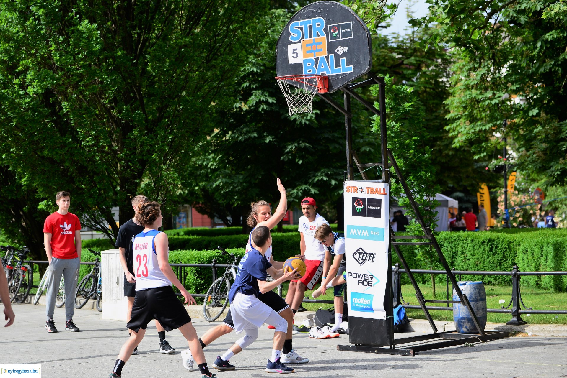Streetball fesztivál a Kossuth téren 2022. tavasz