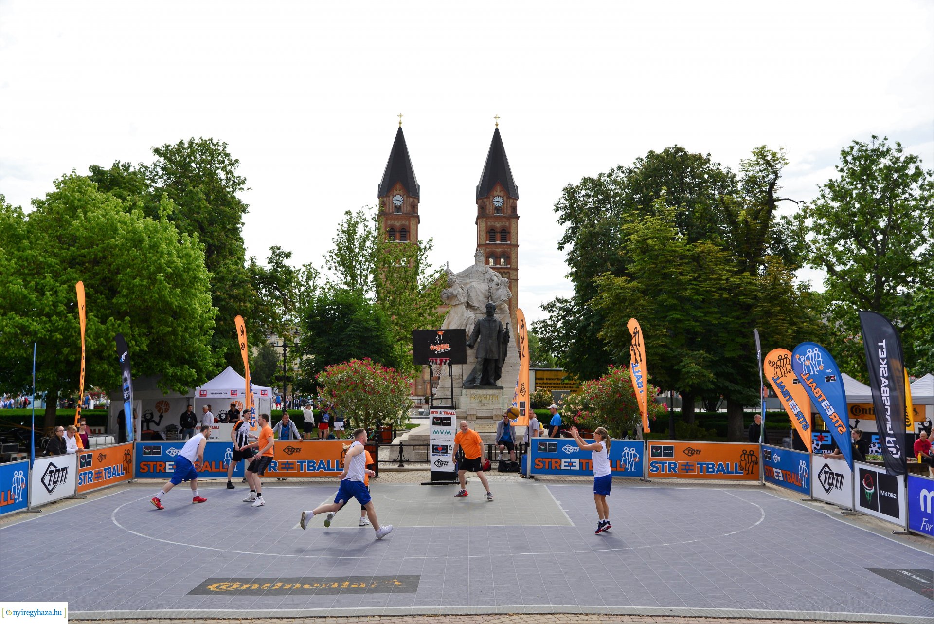 Streetball fesztivál a Kossuth téren 2022. tavasz