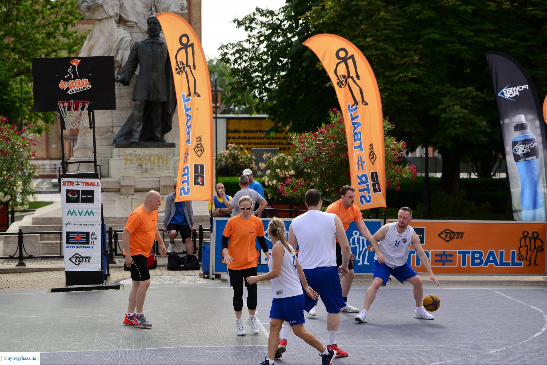 Streetball fesztivál a Kossuth téren 2022. tavasz