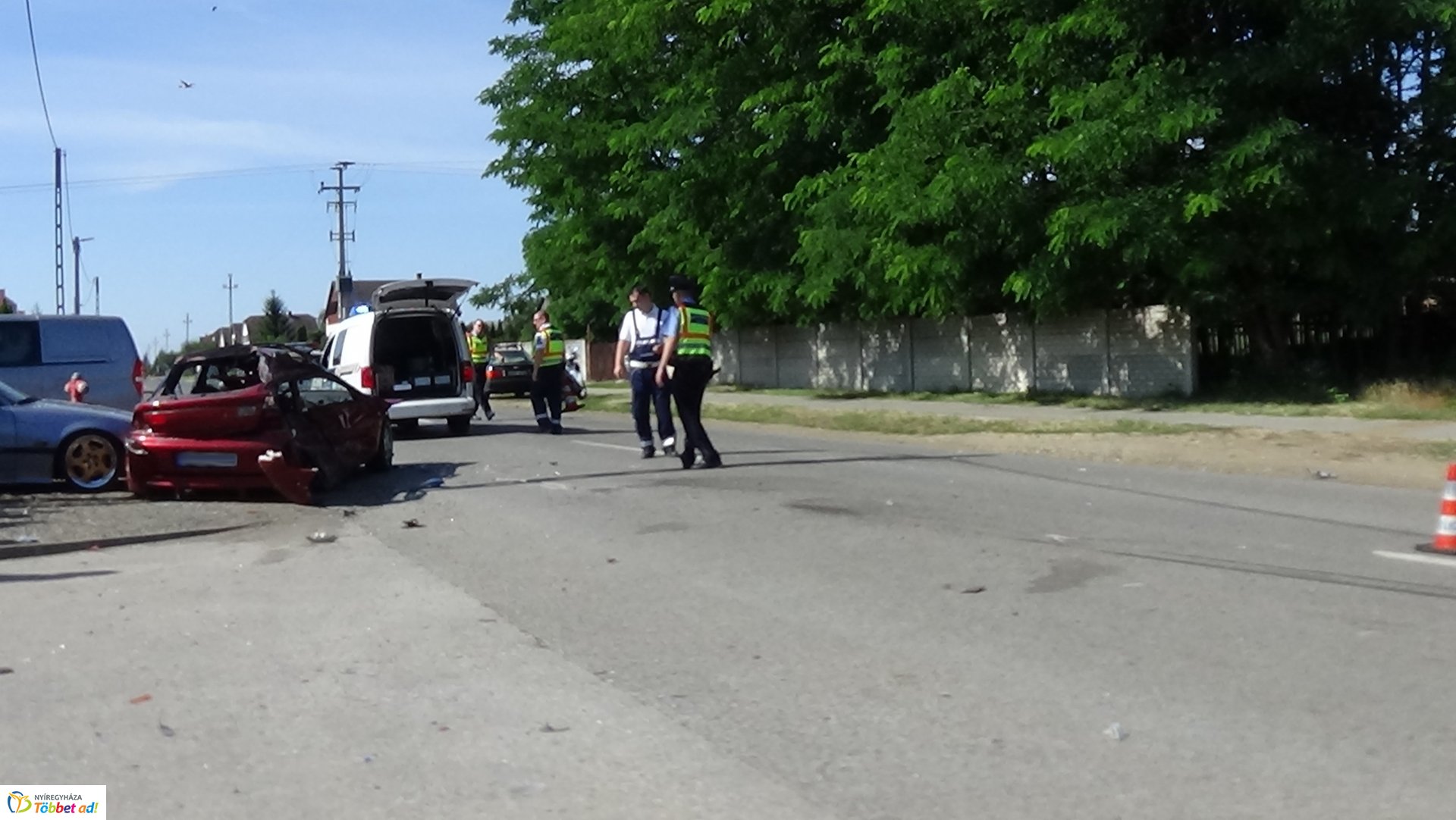Súlyos baleset Alsóbadúrnál