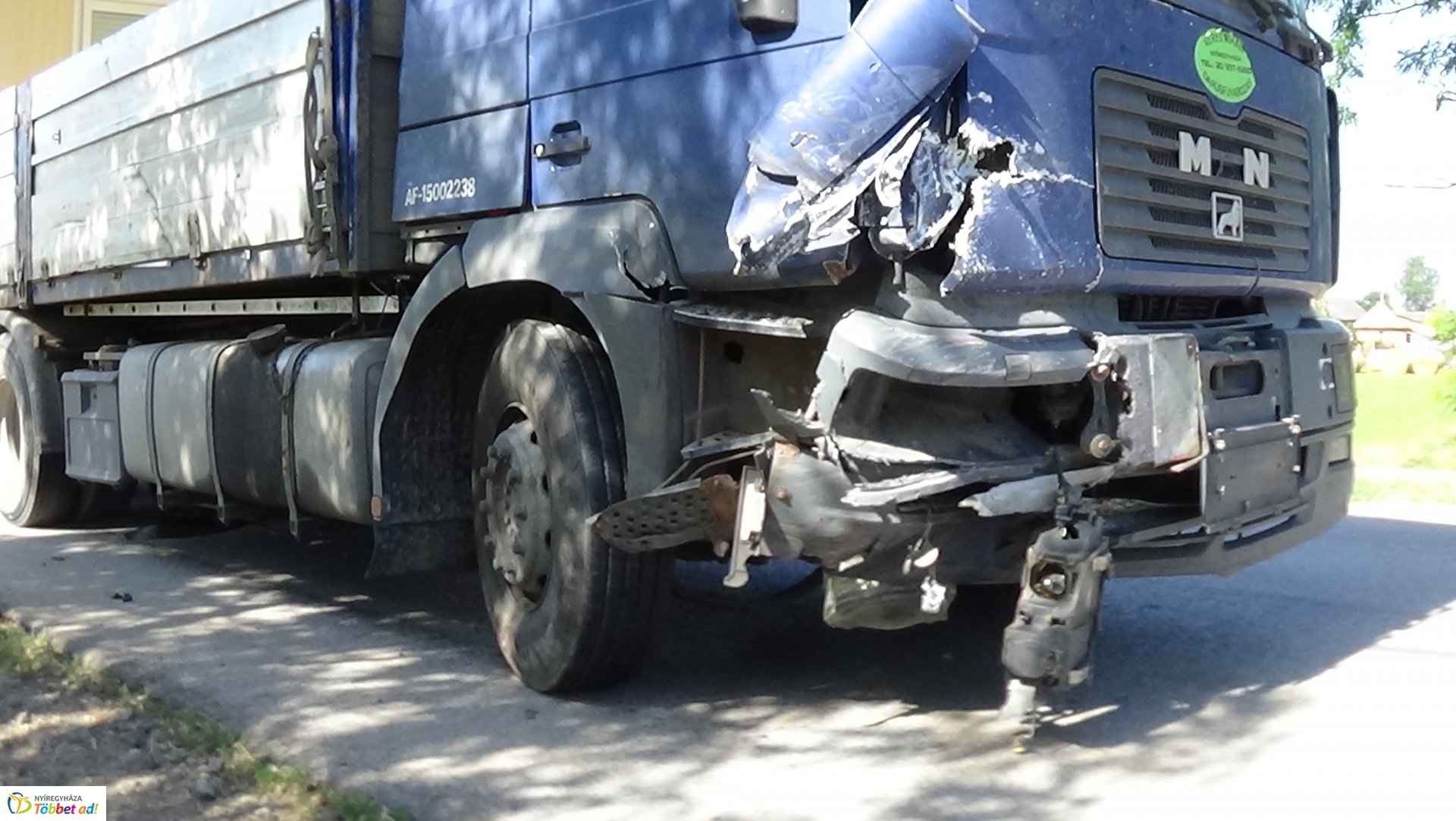 Súlyos baleset Alsóbadúrnál