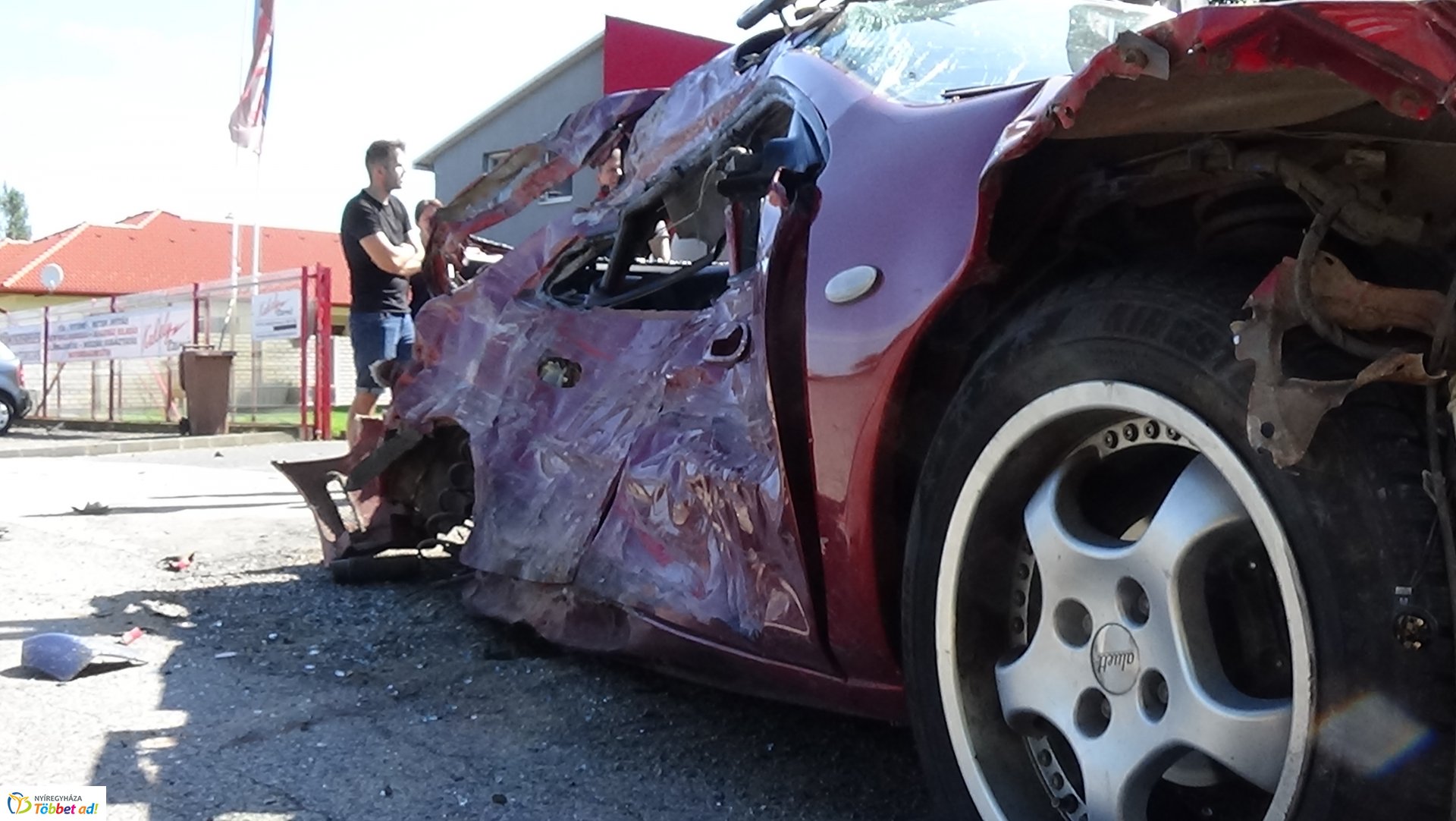 Súlyos baleset Alsóbadúrnál