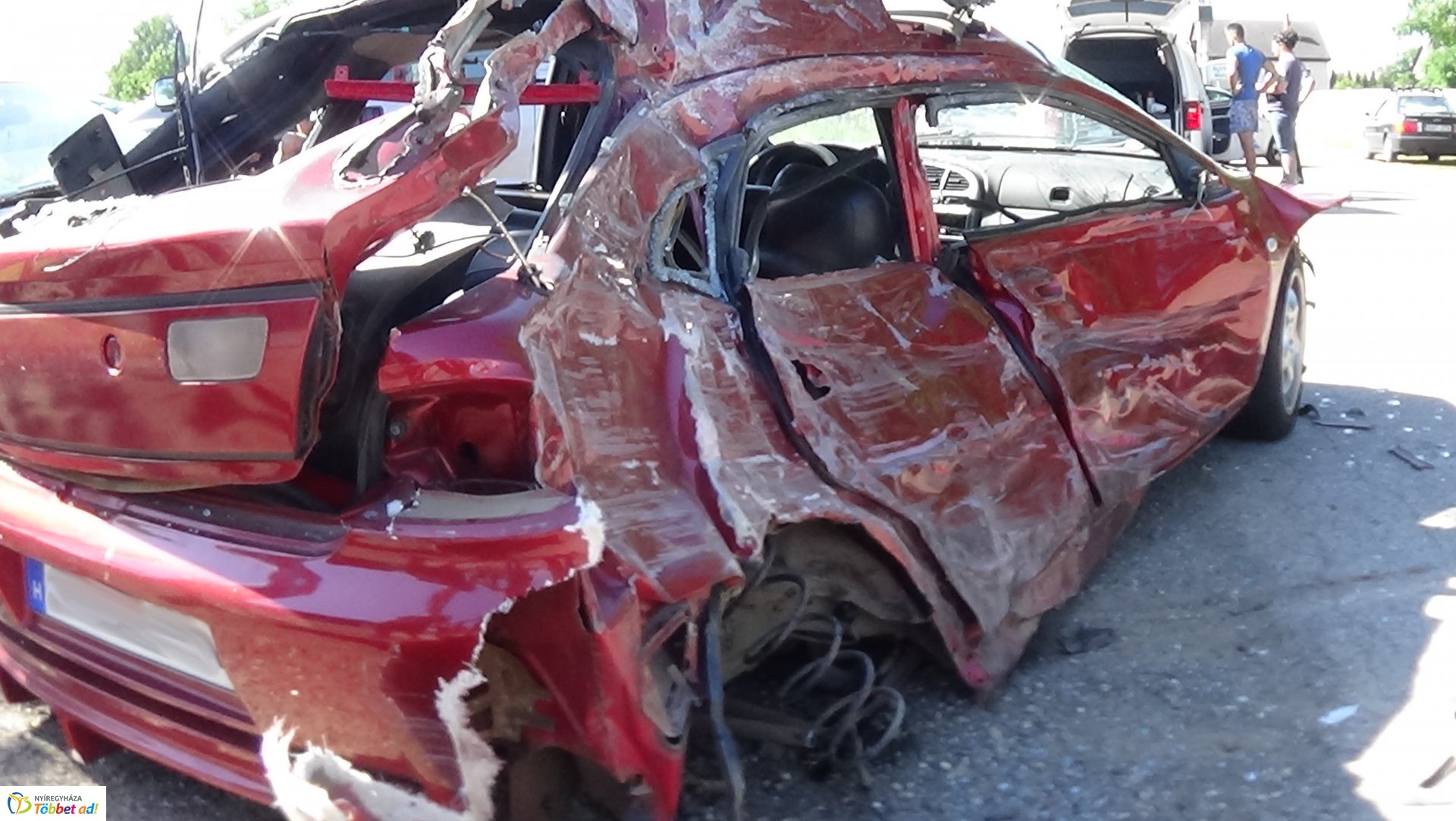 Súlyos baleset Alsóbadúrnál