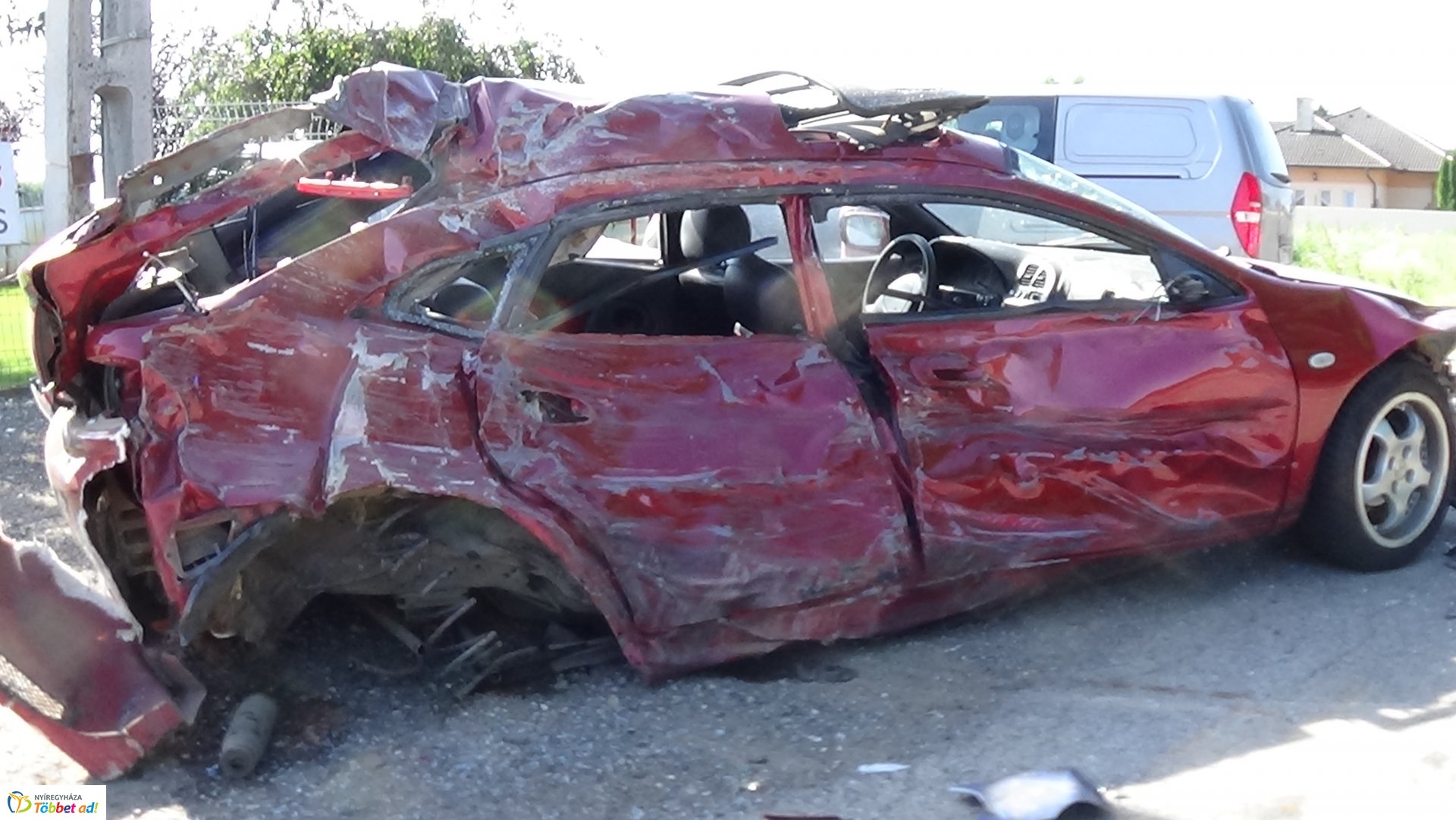 Súlyos baleset Alsóbadúrnál