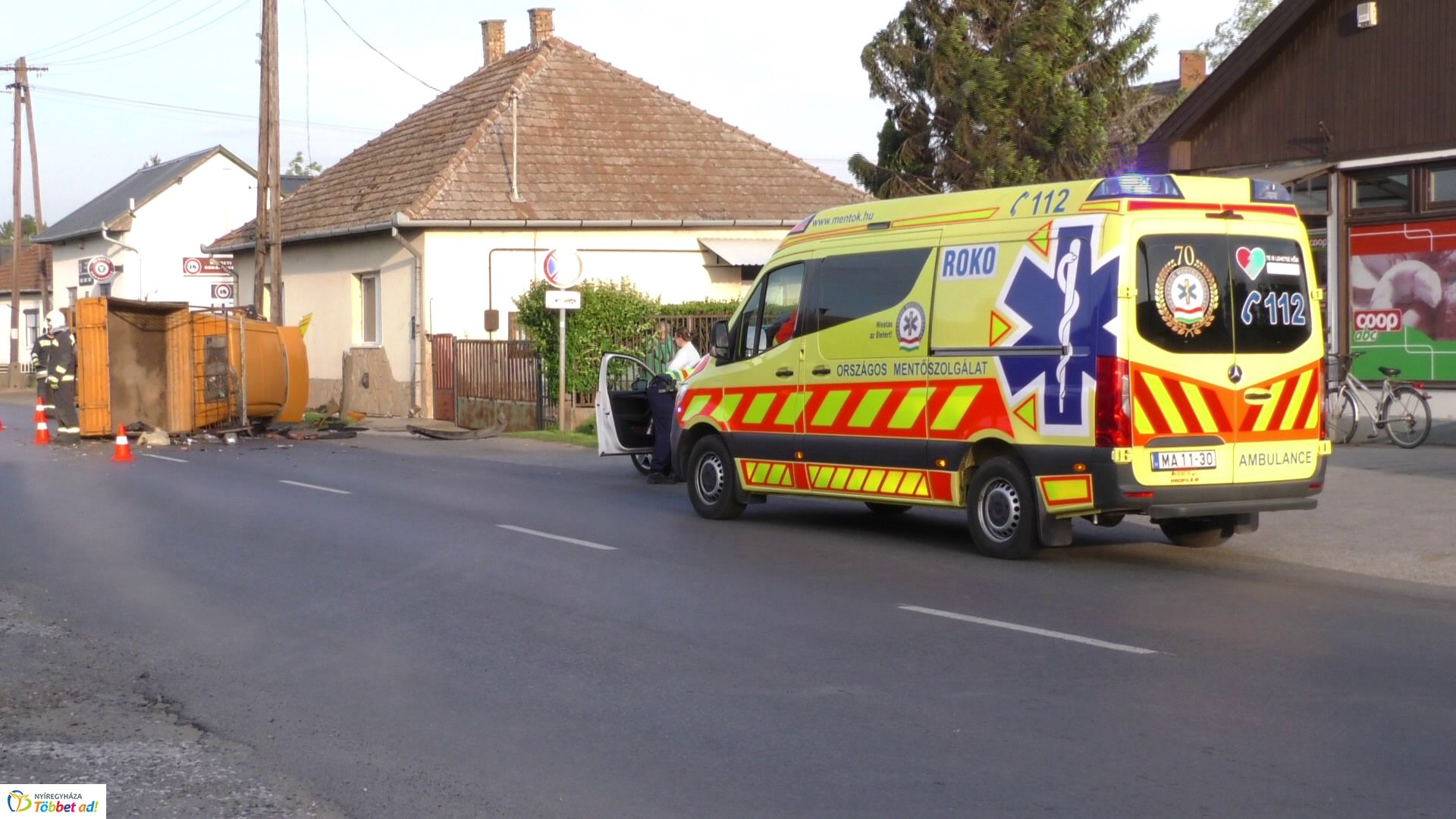 Súlyos baleset Kállósemjénben