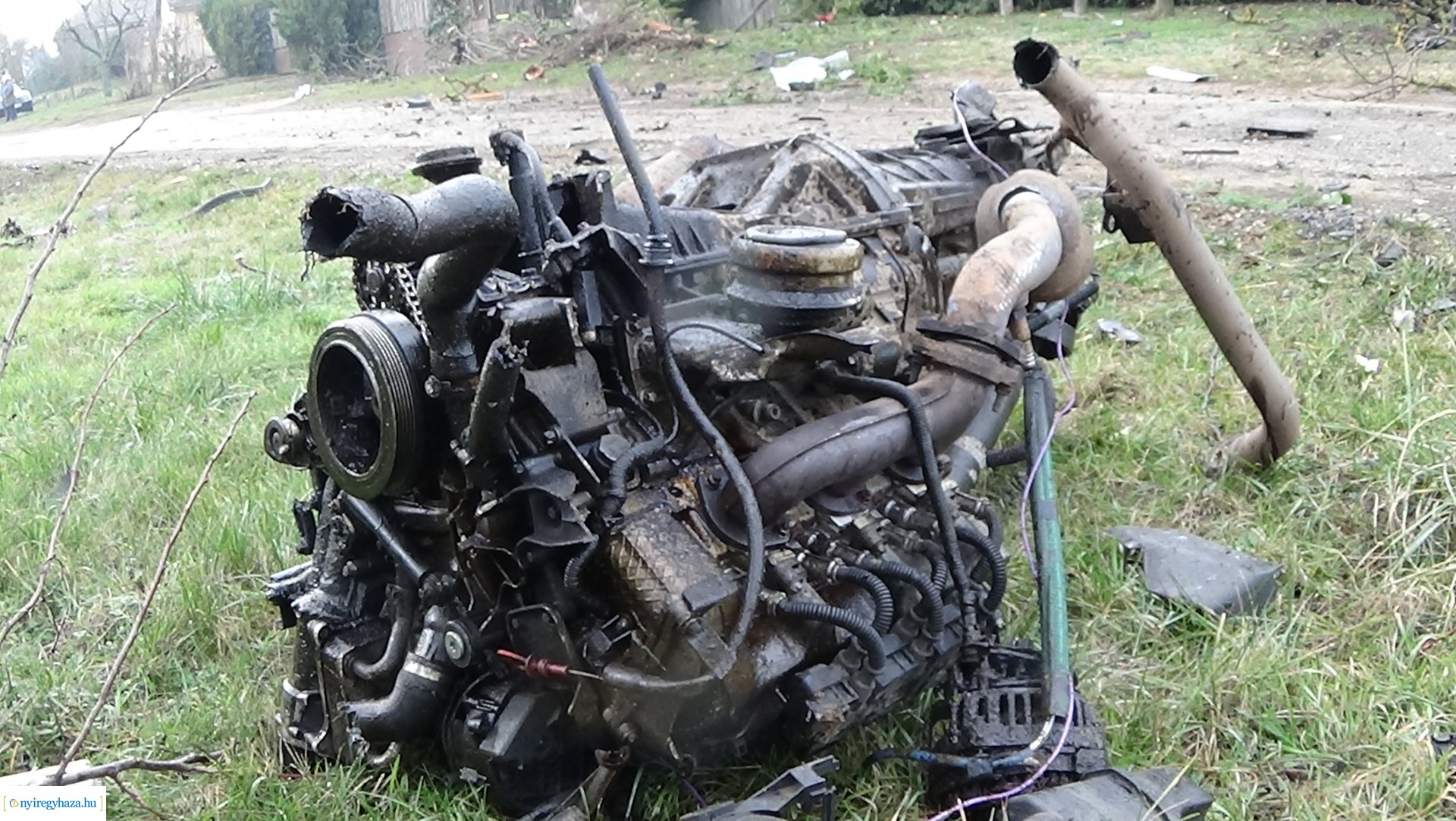 Súlyos baleset történt Geszteréd belterületén