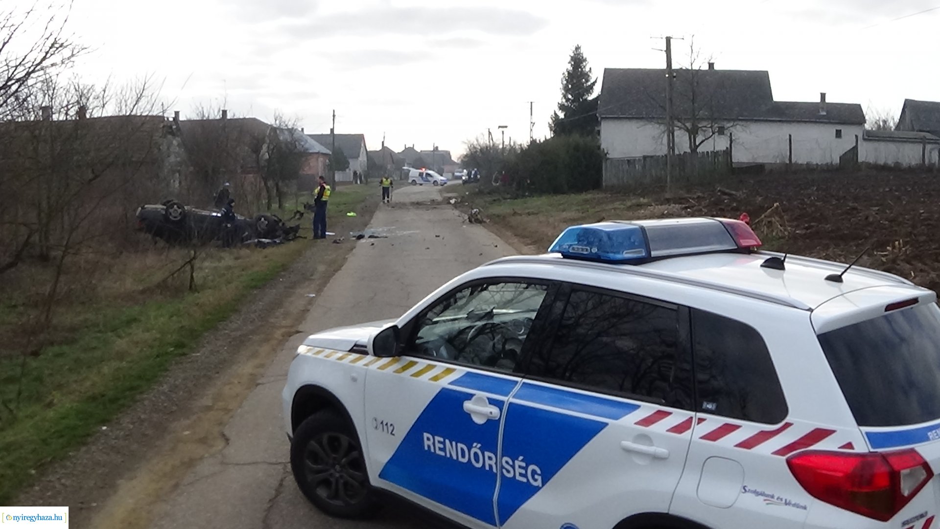 Súlyos baleset történt Geszteréd belterületén