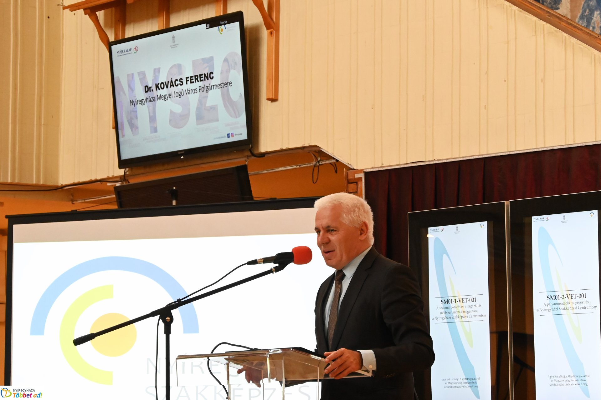 Svájci-Magyar Együttműködési Program - projektnyitó a Nyíregyházi Szakképzési Centrumban