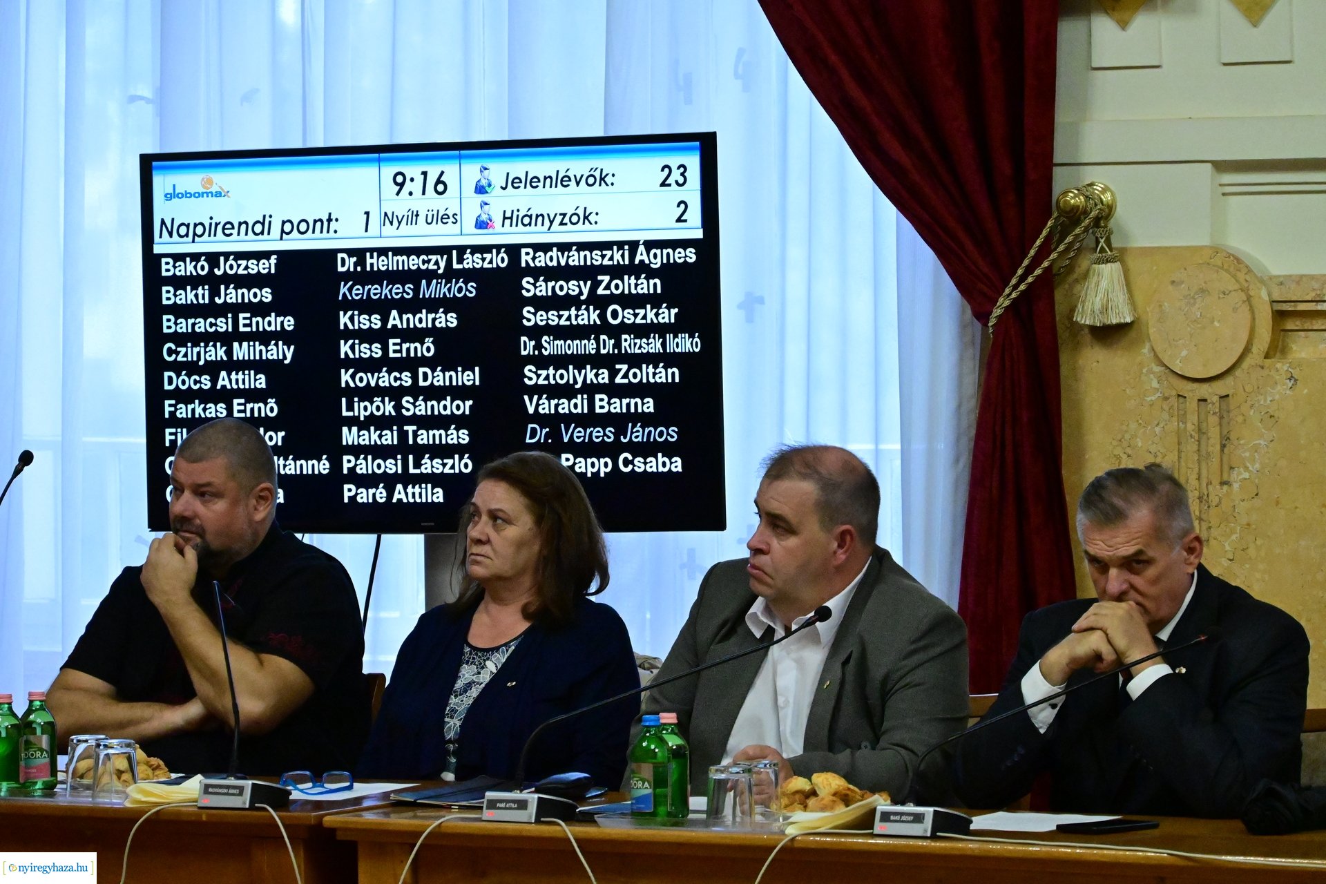 Sz-Sz-B Vármegyei Közgyűlés alakuló ülése 2024