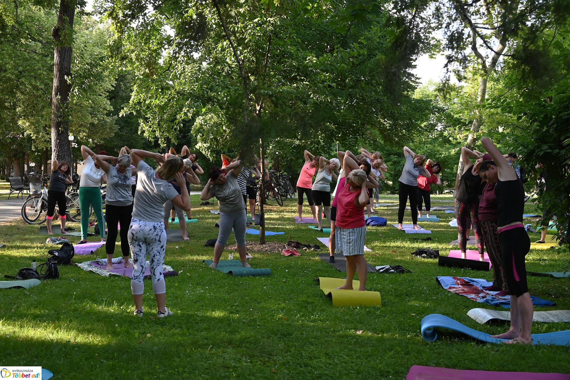 Szabadtéri gerinctorna Sóstón - a foglakozást mindenki ingyenesen látogathatja