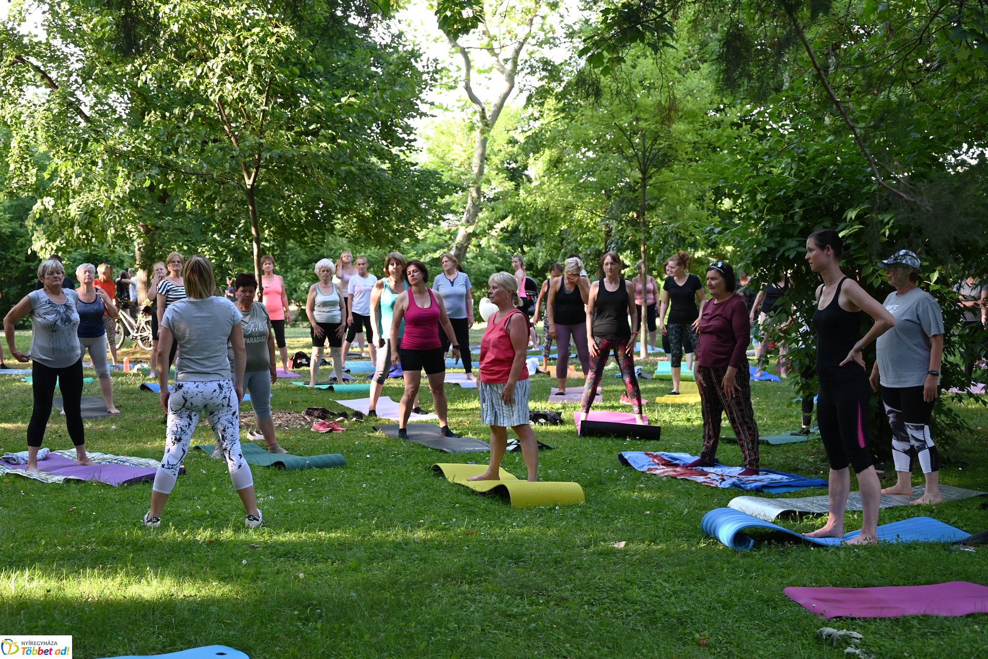 Szabadtéri gerinctorna Sóstón - a foglakozást mindenki ingyenesen látogathatja