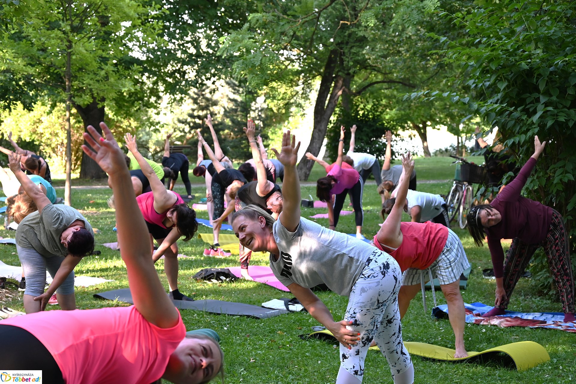 Szabadtéri gerinctorna Sóstón - a foglakozást mindenki ingyenesen látogathatja