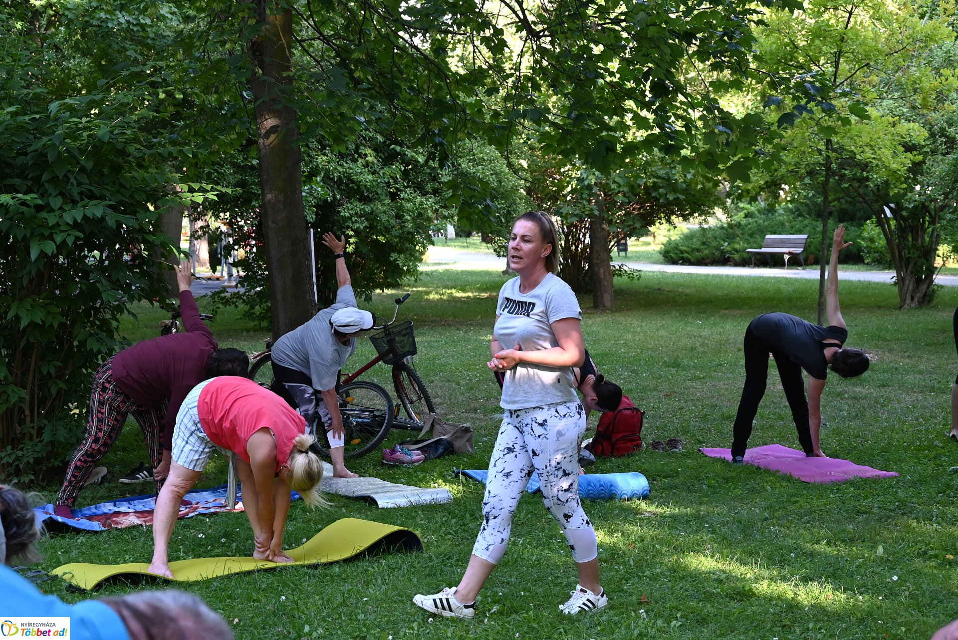 Szabadtéri gerinctorna Sóstón - a foglakozást mindenki ingyenesen látogathatja
