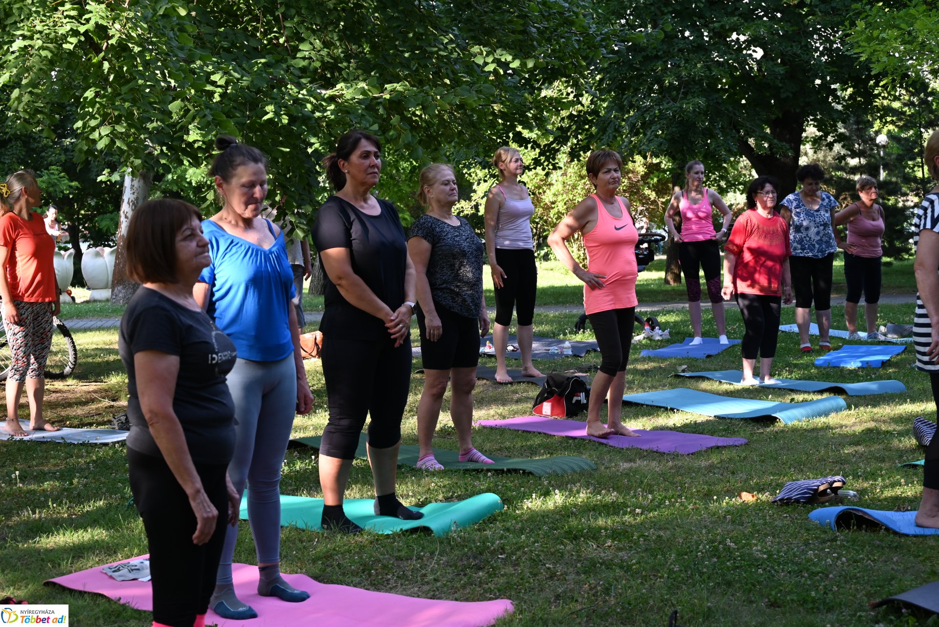 Szabadtéri gerinctorna Sóstón - a foglakozást mindenki ingyenesen látogathatja