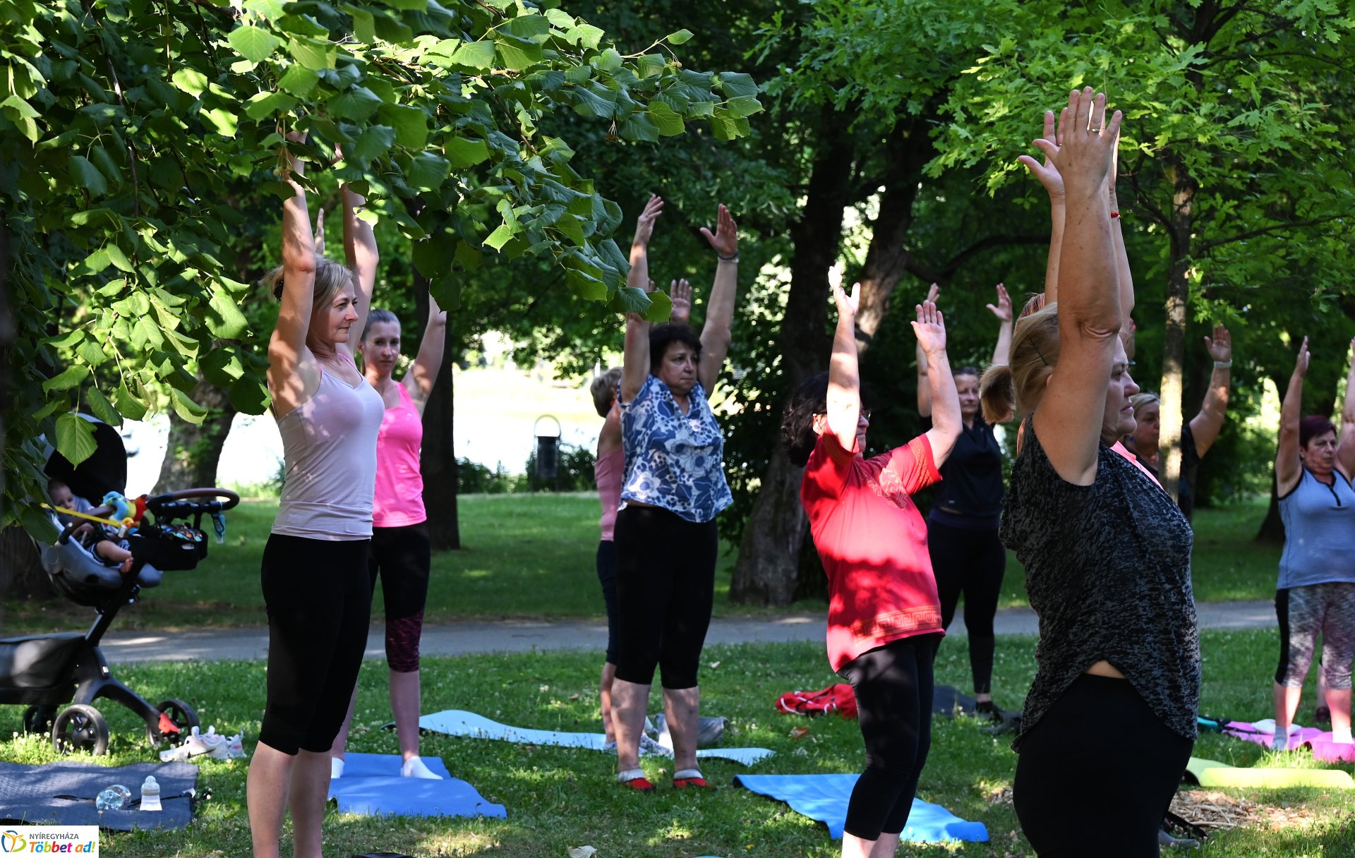 Szabadtéri gerinctorna Sóstón - a foglakozást mindenki ingyenesen látogathatja