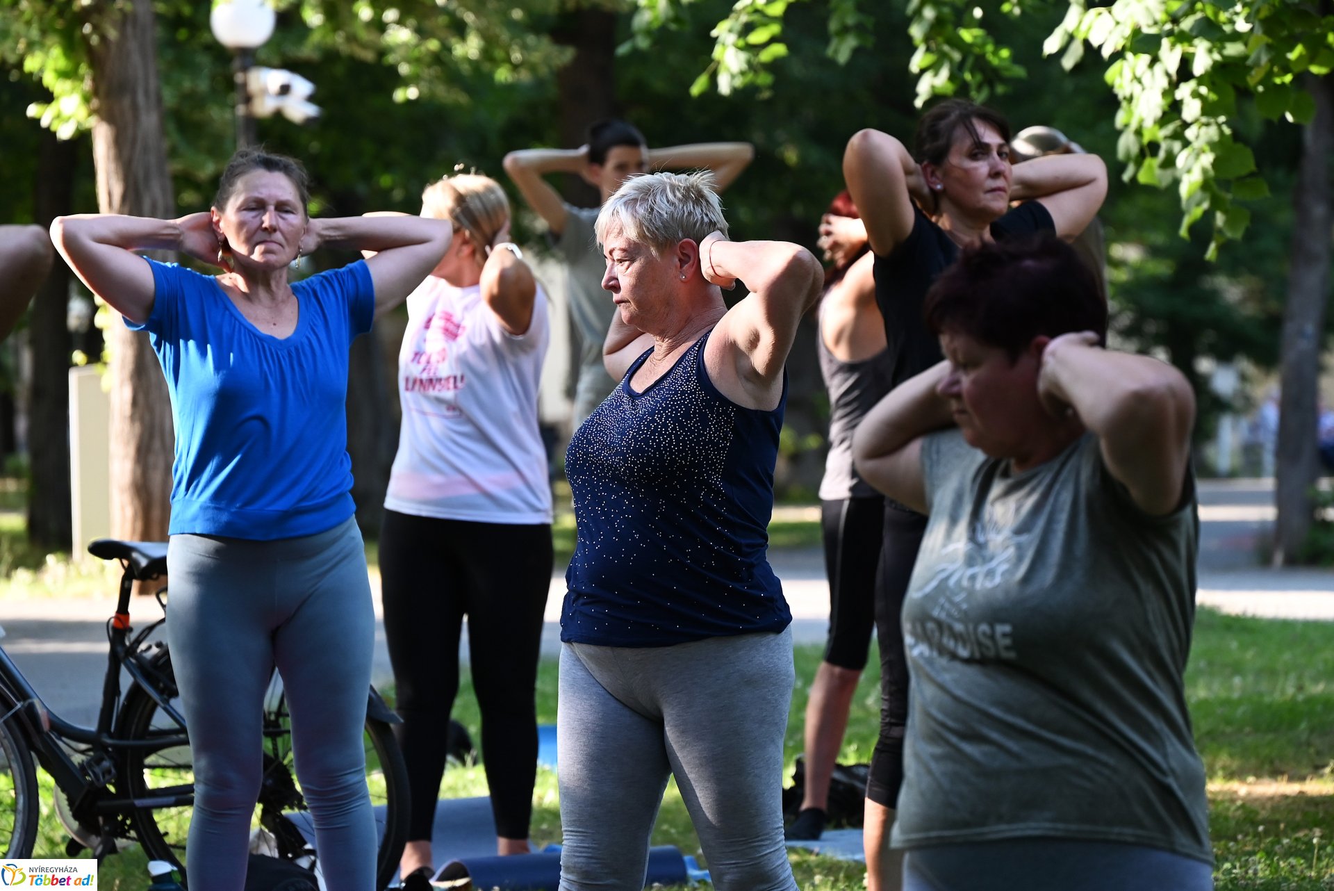 Szabadtéri gerinctorna Sóstón - a foglakozást mindenki ingyenesen látogathatja