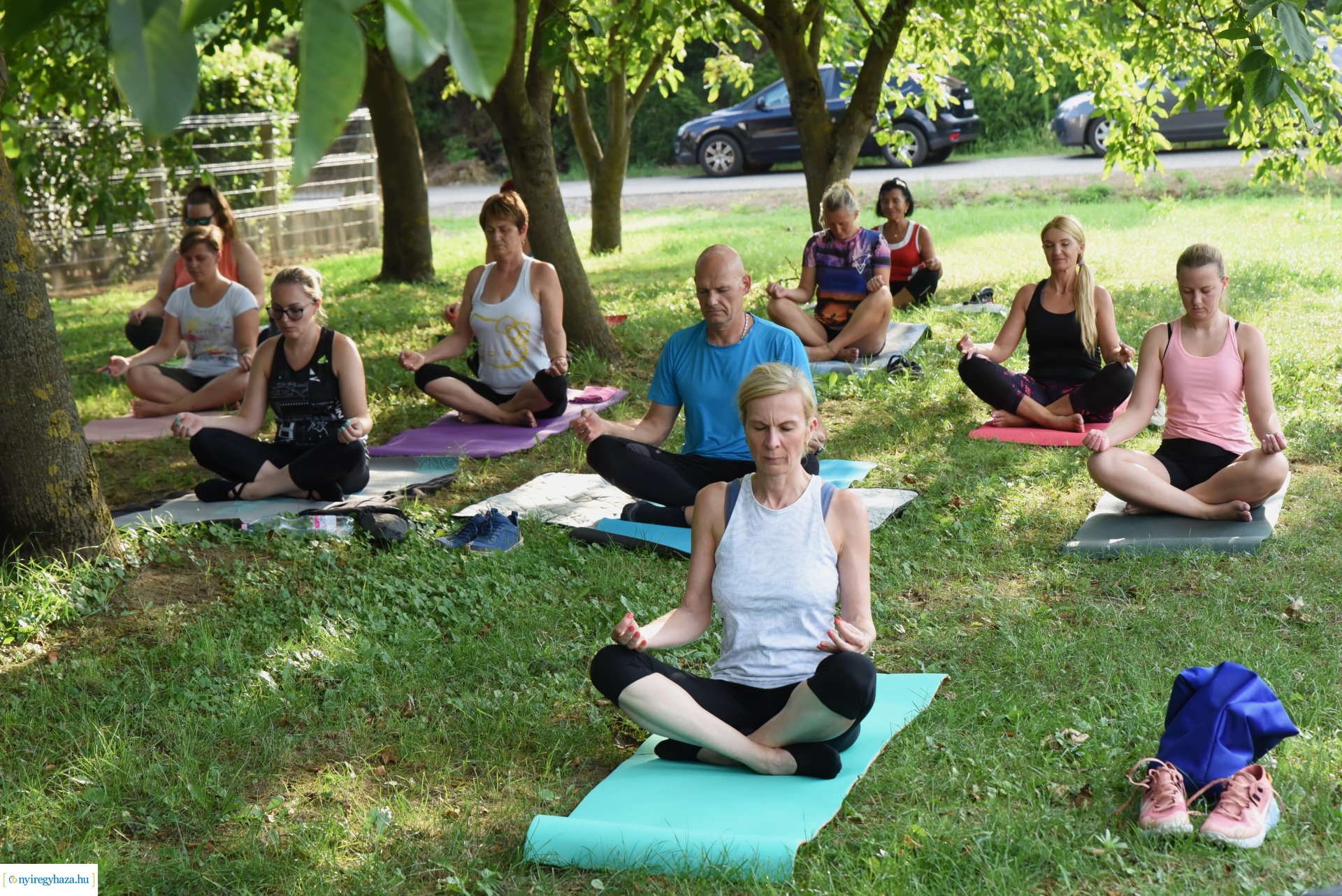 Szabadtéri jóga Sóstón