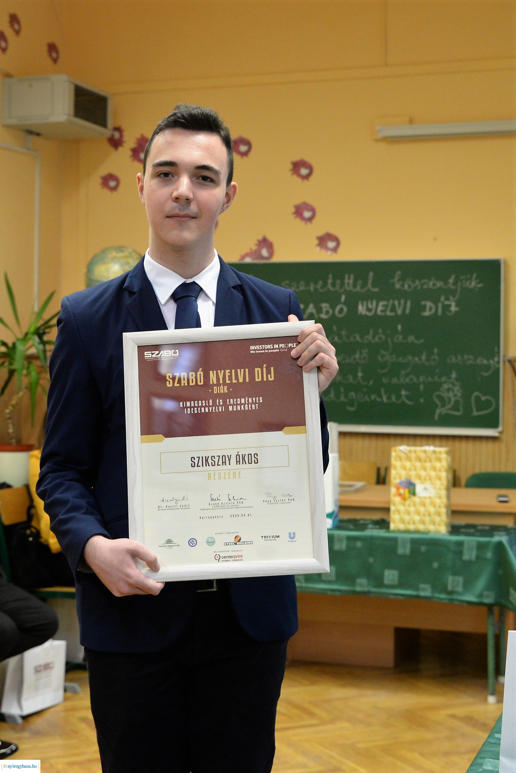 SZABÓ Nyelvi Díj 2020 - átadó ünnepség