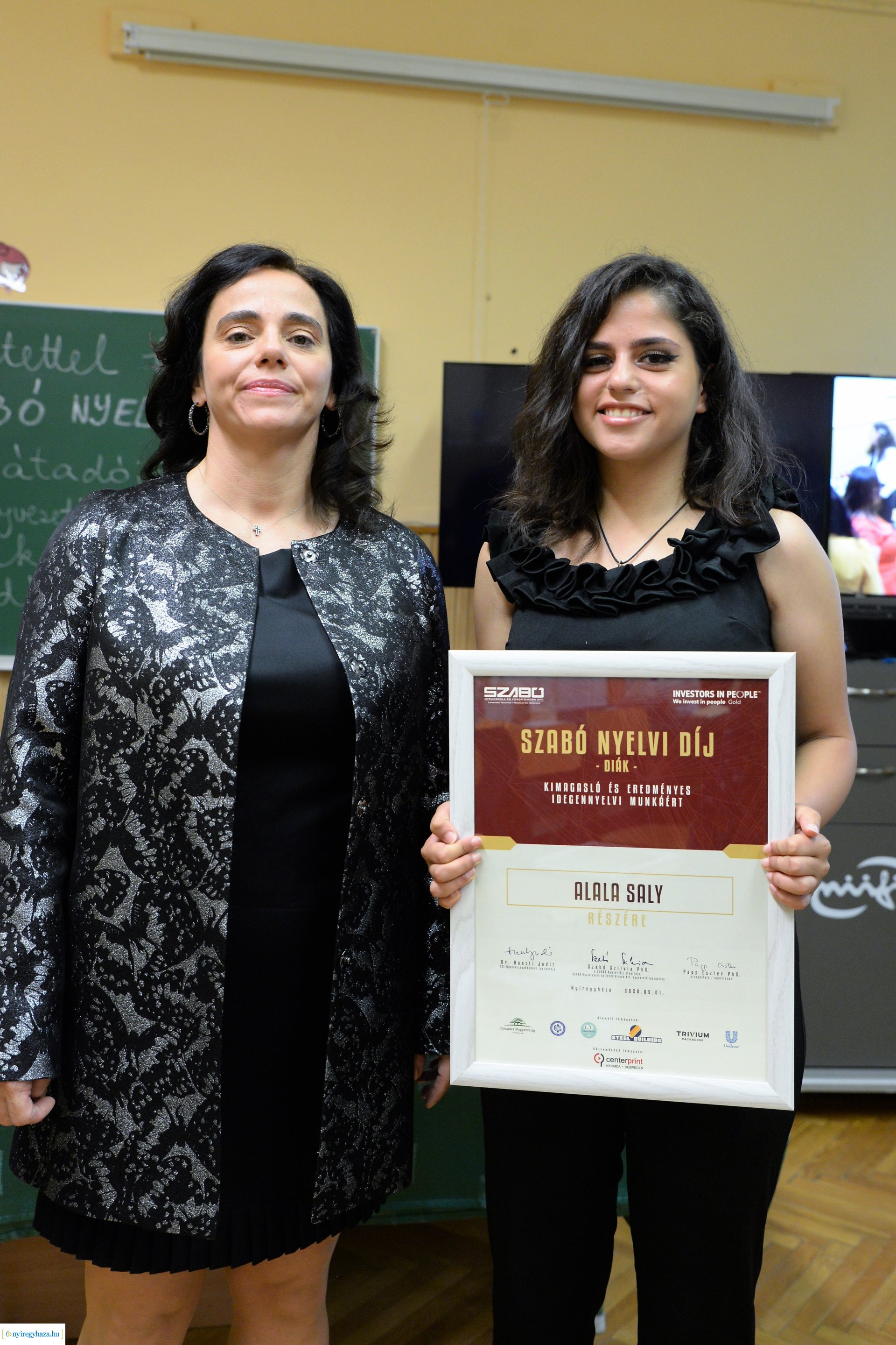SZABÓ Nyelvi Díj 2020 - átadó ünnepség